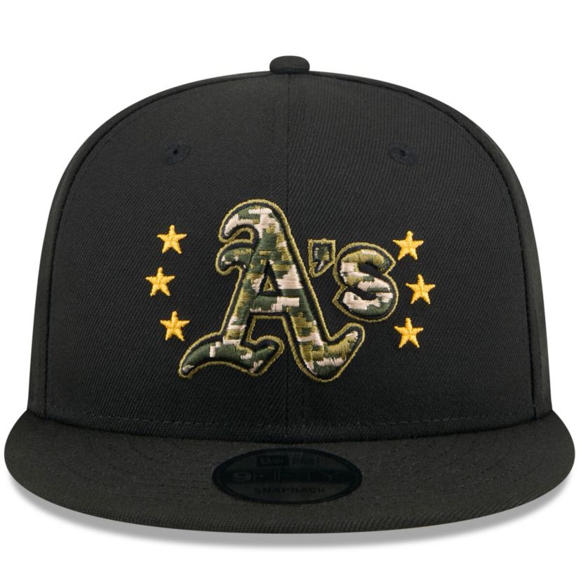 Oakland Athletics MLB Athletics 2024 Armed Forces Day 9FIFTY Snapback Hat