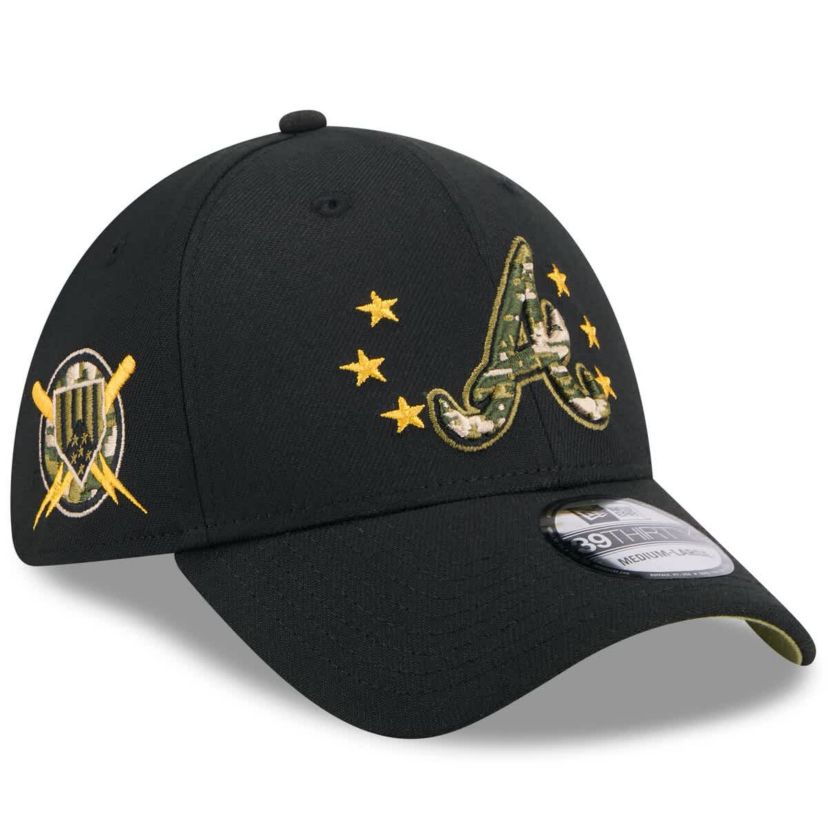 MLB Atlanta Braves 2024 Armed Forces Day 39THIRTY Flex Hat