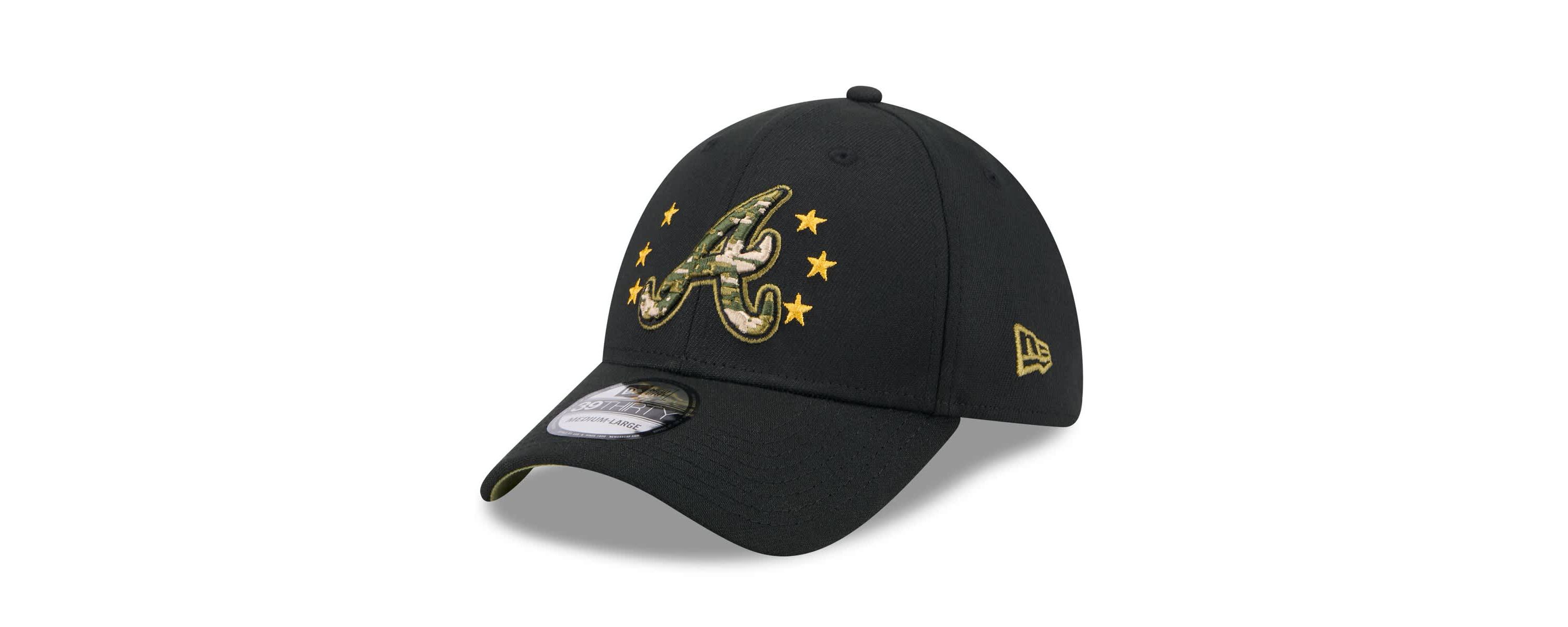 MLB Atlanta Braves 2024 Armed Forces Day 39THIRTY Flex Hat
