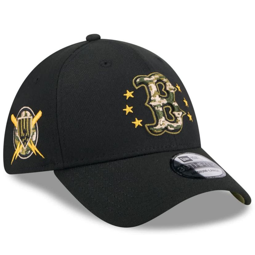 Boston Red Sox MLB Boston Sox 2024 Armed Forces Day 39THIRTY Flex Hat