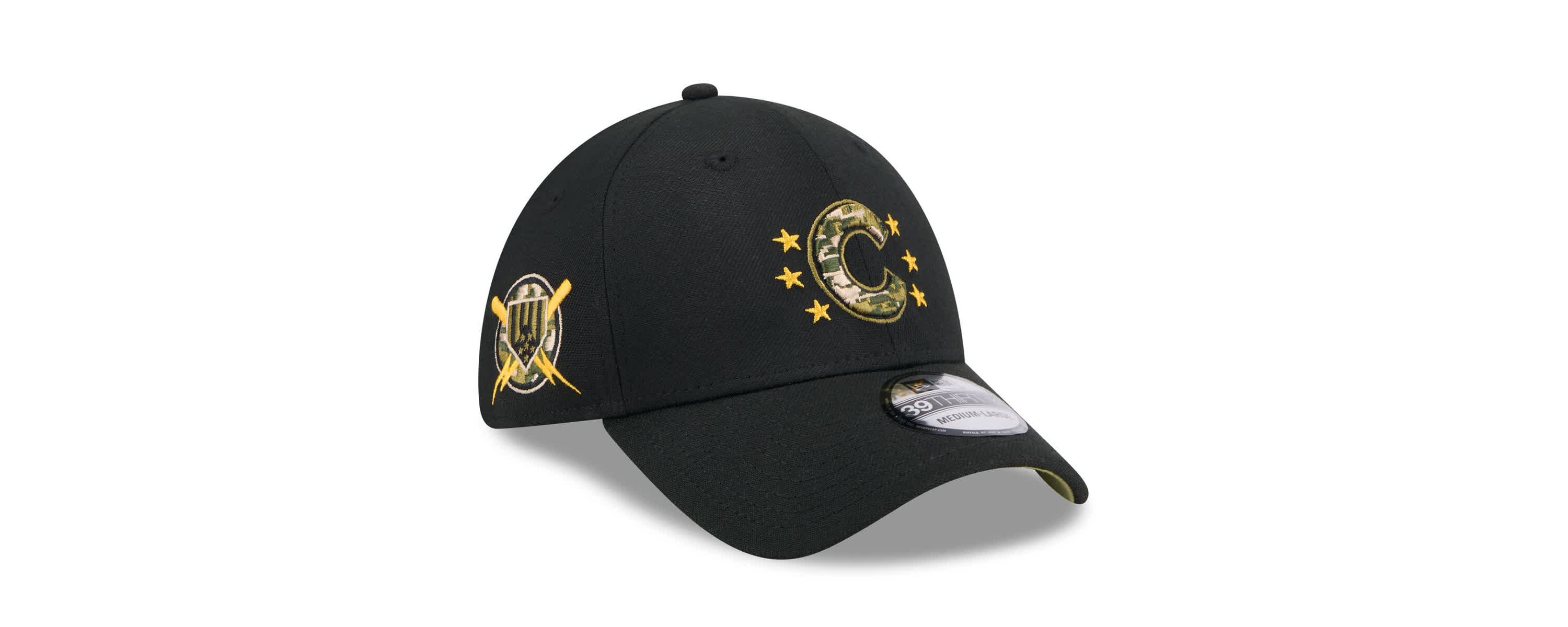 MLB Chicago Cubs 2024 Armed Forces Day 39THIRTY Flex Hat
