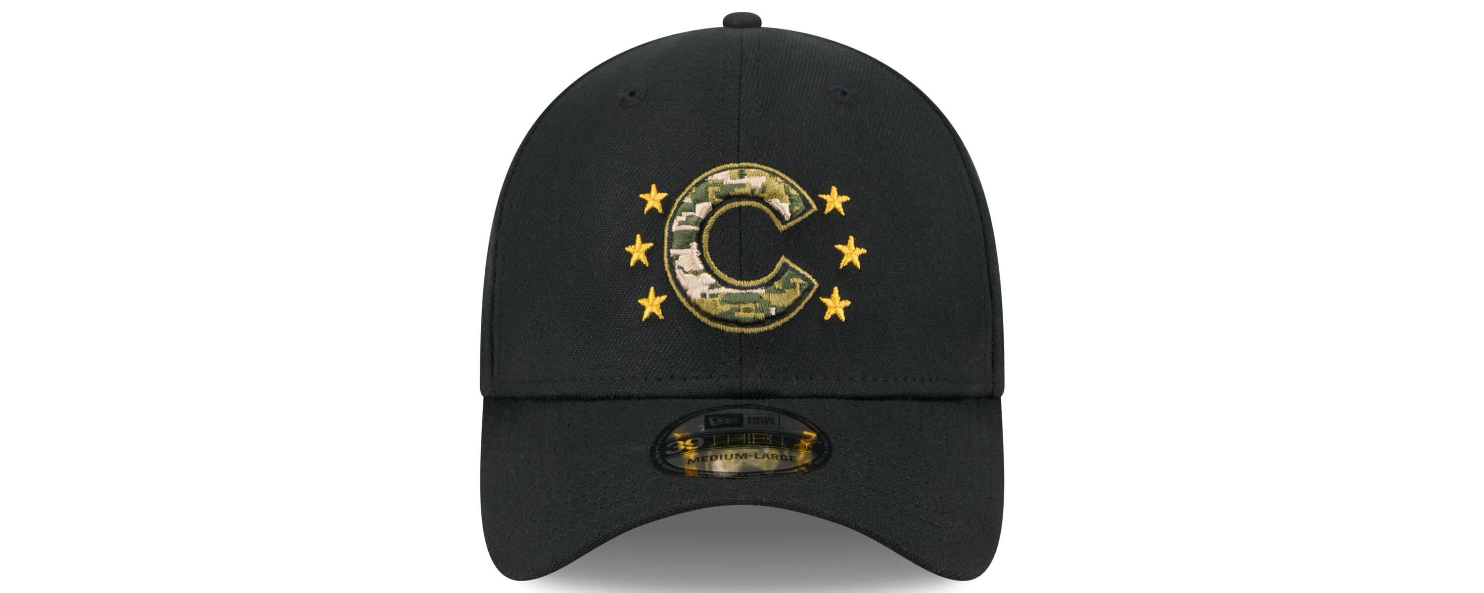 MLB Chicago Cubs 2024 Armed Forces Day 39THIRTY Flex Hat