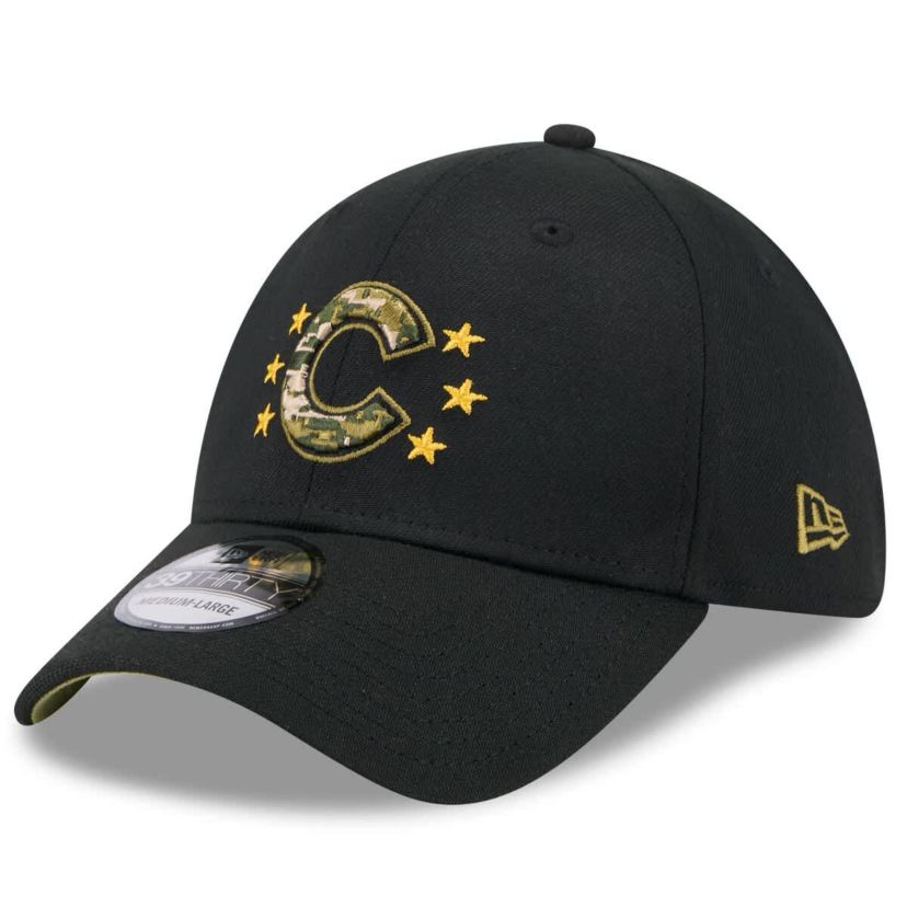MLB Chicago Cubs 2024 Armed Forces Day 39THIRTY Flex Hat