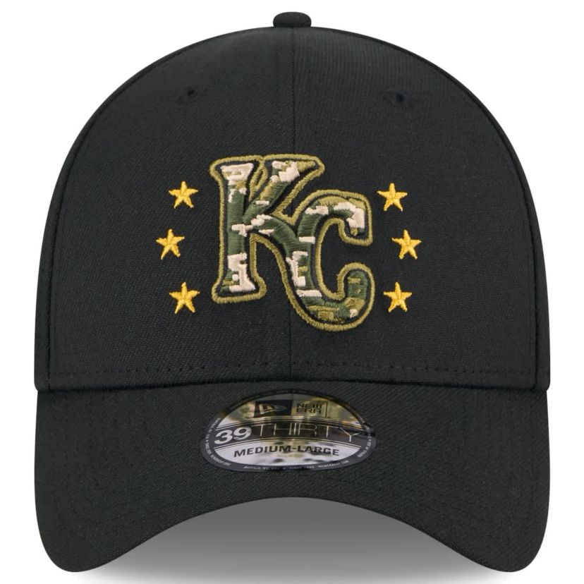 MLB Kansas City Royals 2024 Armed Forces Day 39THIRTY Flex Hat
