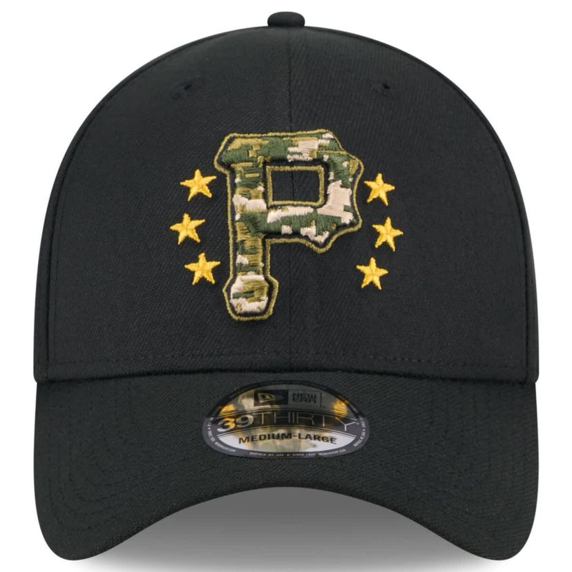 MLB Pittsburgh Pirates 2024 Armed Forces Day 39THIRTY Flex Hat