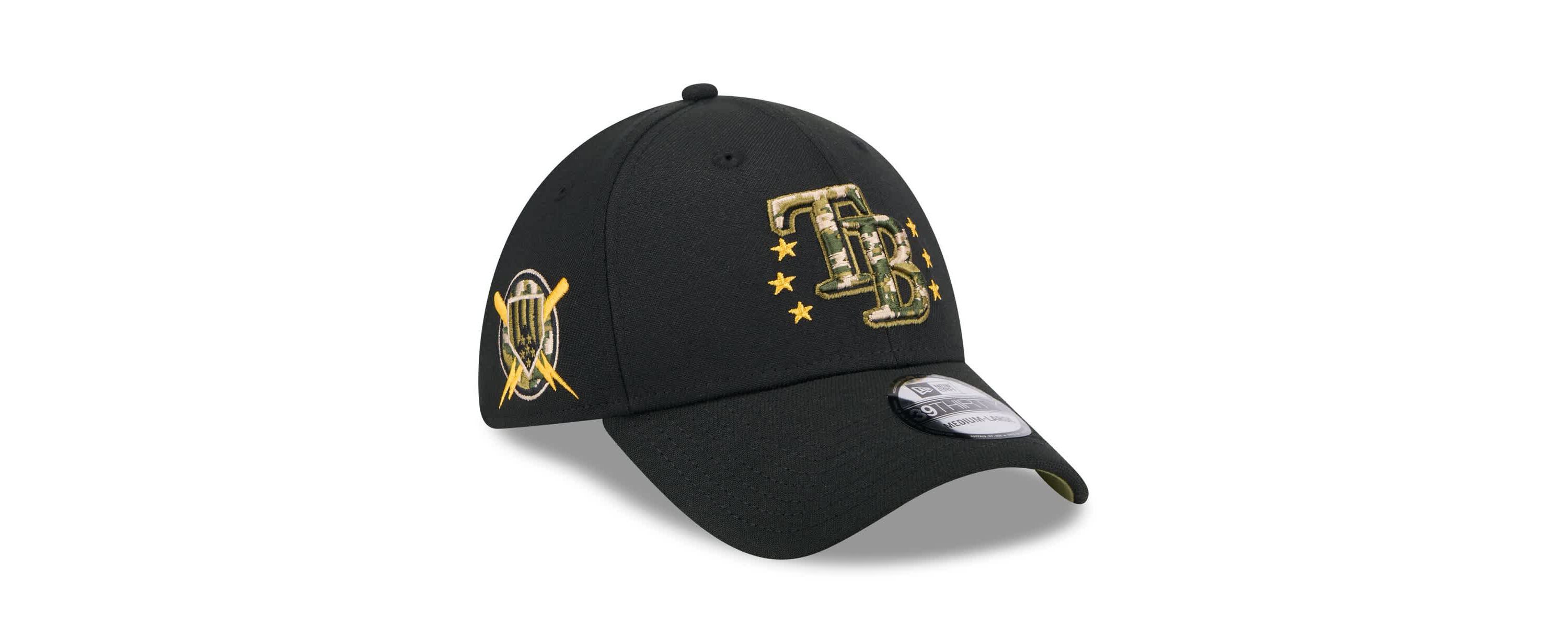 MLB Tampa Bay Rays 2024 Armed Forces Day 39THIRTY Flex Hat