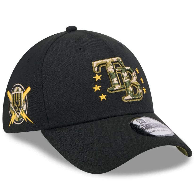 MLB Tampa Bay Rays 2024 Armed Forces Day 39THIRTY Flex Hat