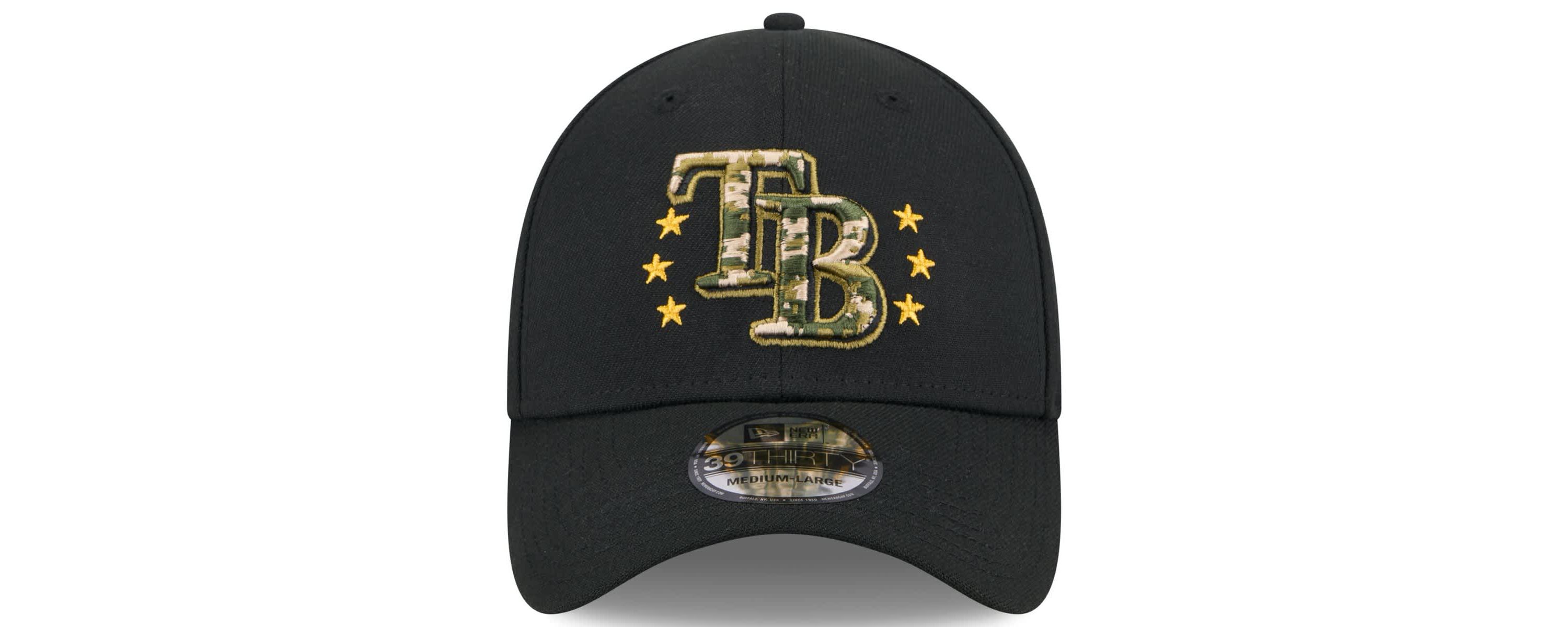 MLB Tampa Bay Rays 2024 Armed Forces Day 39THIRTY Flex Hat
