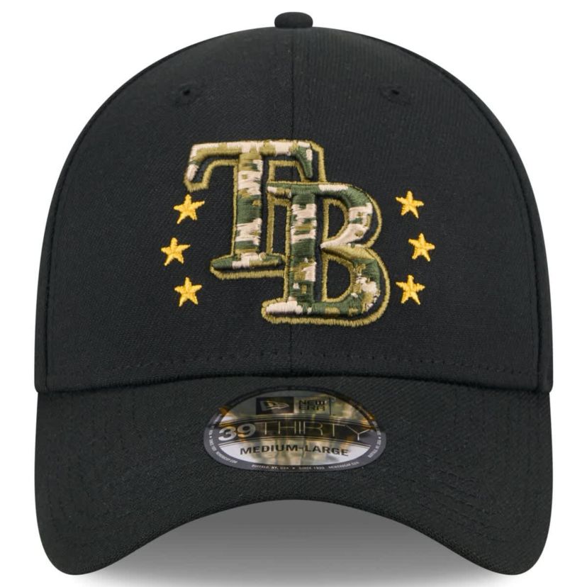 MLB Tampa Bay Rays 2024 Armed Forces Day 39THIRTY Flex Hat