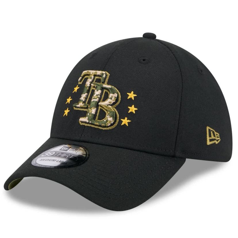 MLB Tampa Bay Rays 2024 Armed Forces Day 39THIRTY Flex Hat