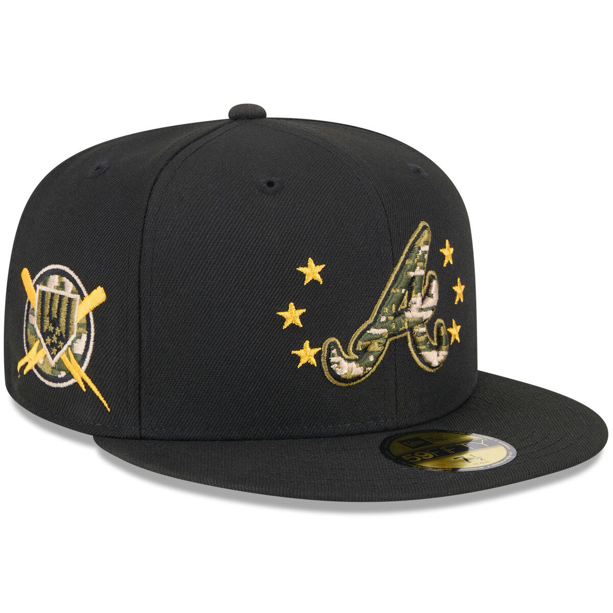 MLB Atlanta Braves 2024 Armed Forces Day On-Field 59FIFTY Fitted Hat