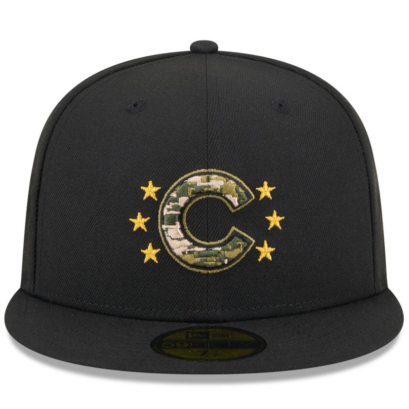 MLB Chicago Cubs 2024 Armed Forces Day On-Field 59FIFTY Fitted Hat