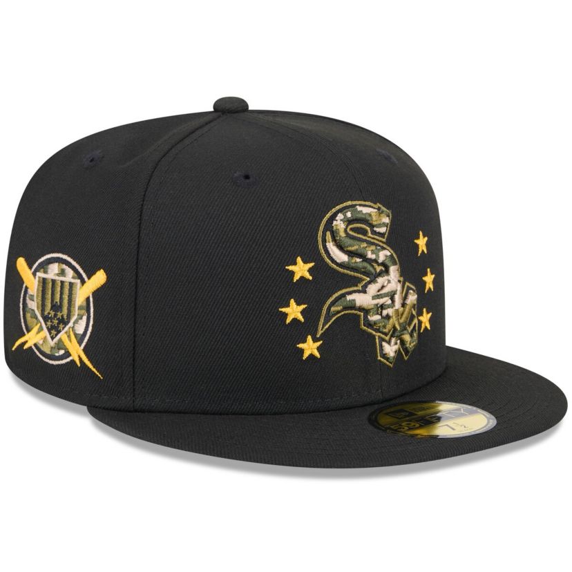 Chicago White Sox MLB Chicago Sox 2024 Armed Forces Day On-Field 59FIFTY Fitted Hat