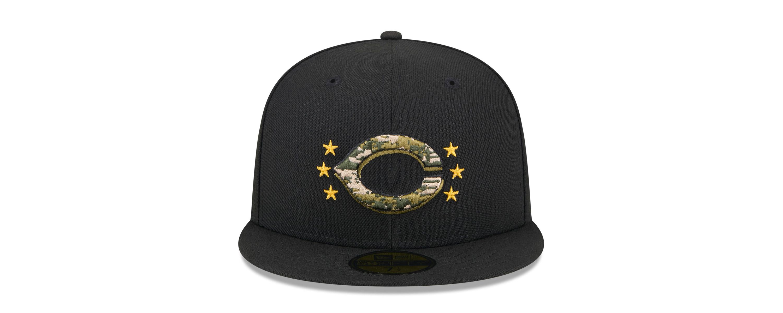 MLB Cincinnati Reds 2024 Armed Forces Day On-Field 59FIFTY Fitted Hat
