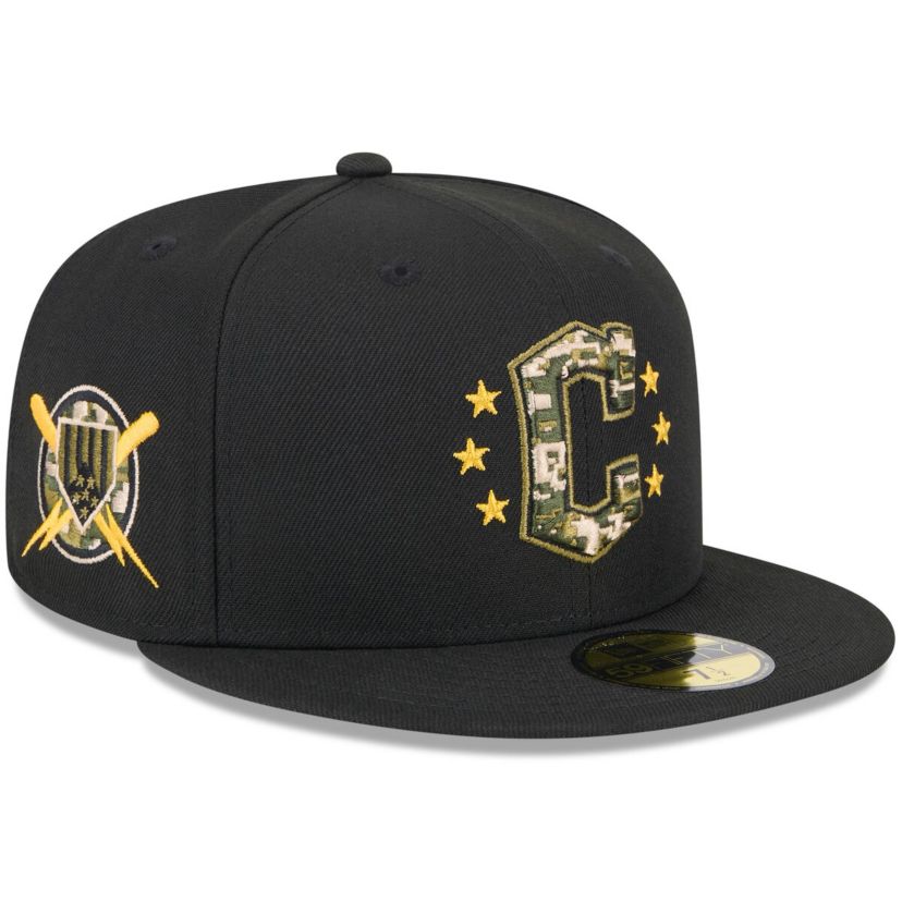 MLB Cleveland Guardians 2024 Armed Forces Day On-Field 59FIFTY Fitted Hat