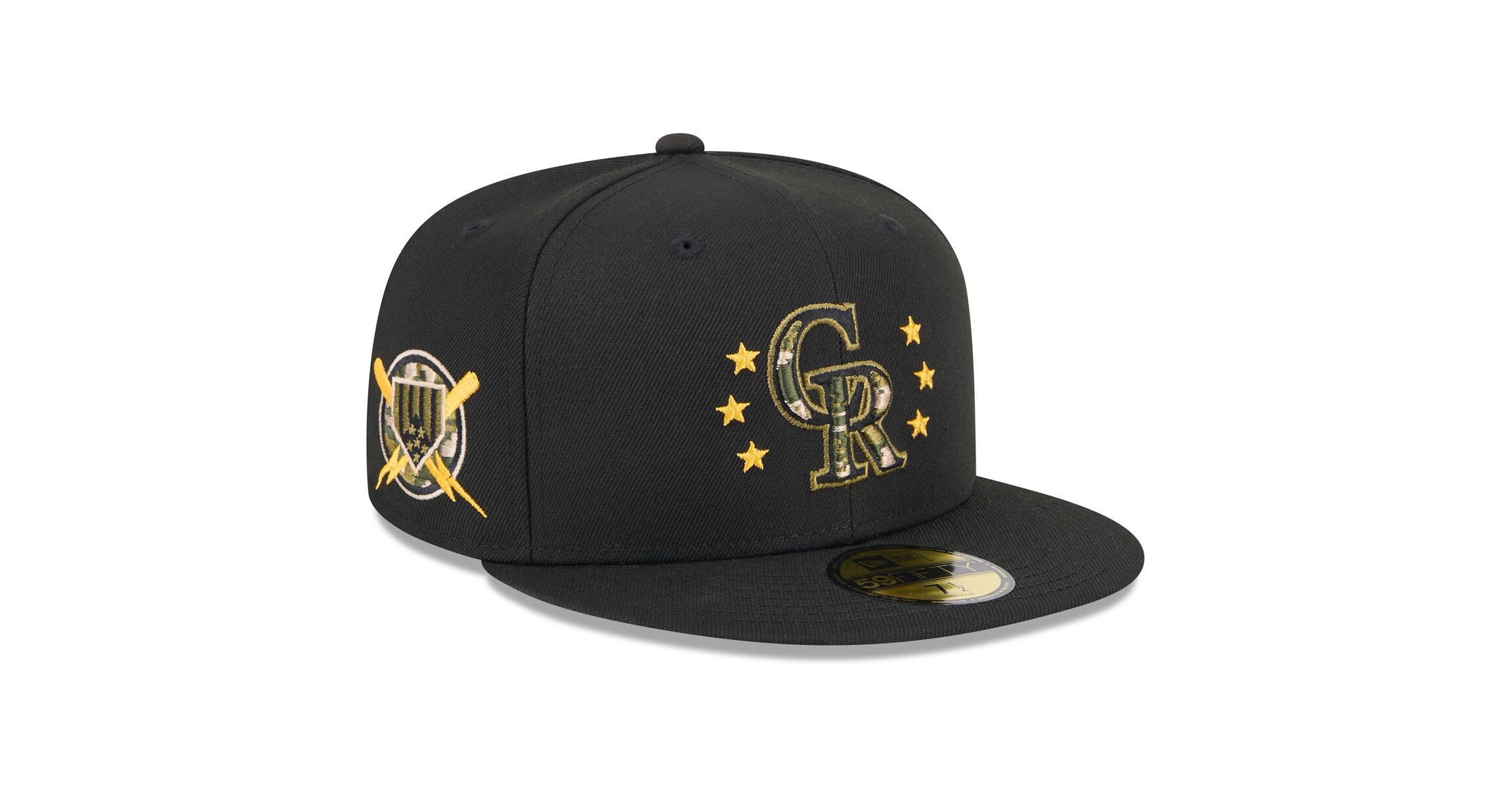 MLB Colorado Rockies 2024 Armed Forces Day On-Field 59FIFTY Fitted Hat