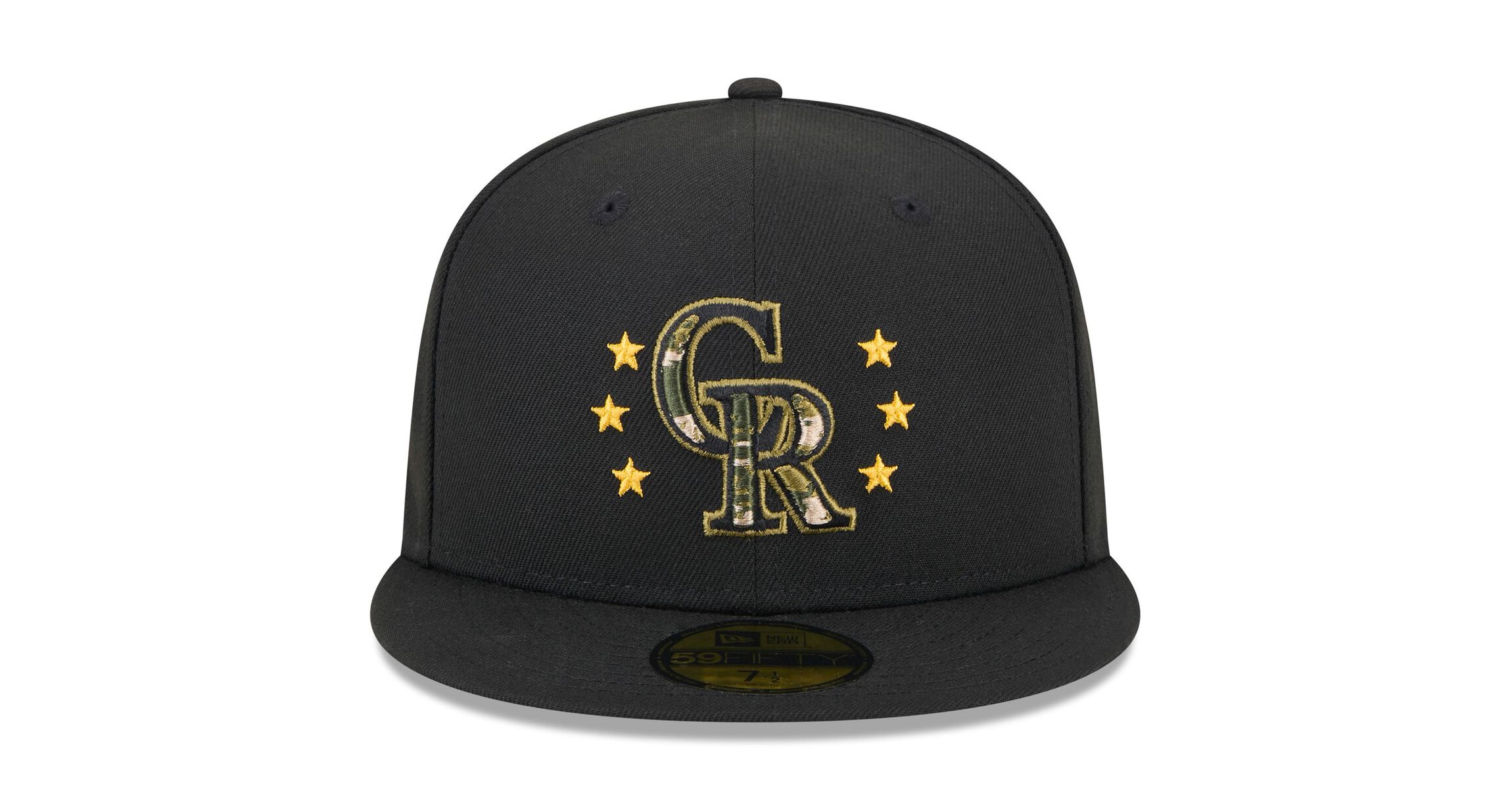 MLB Colorado Rockies 2024 Armed Forces Day On-Field 59FIFTY Fitted Hat