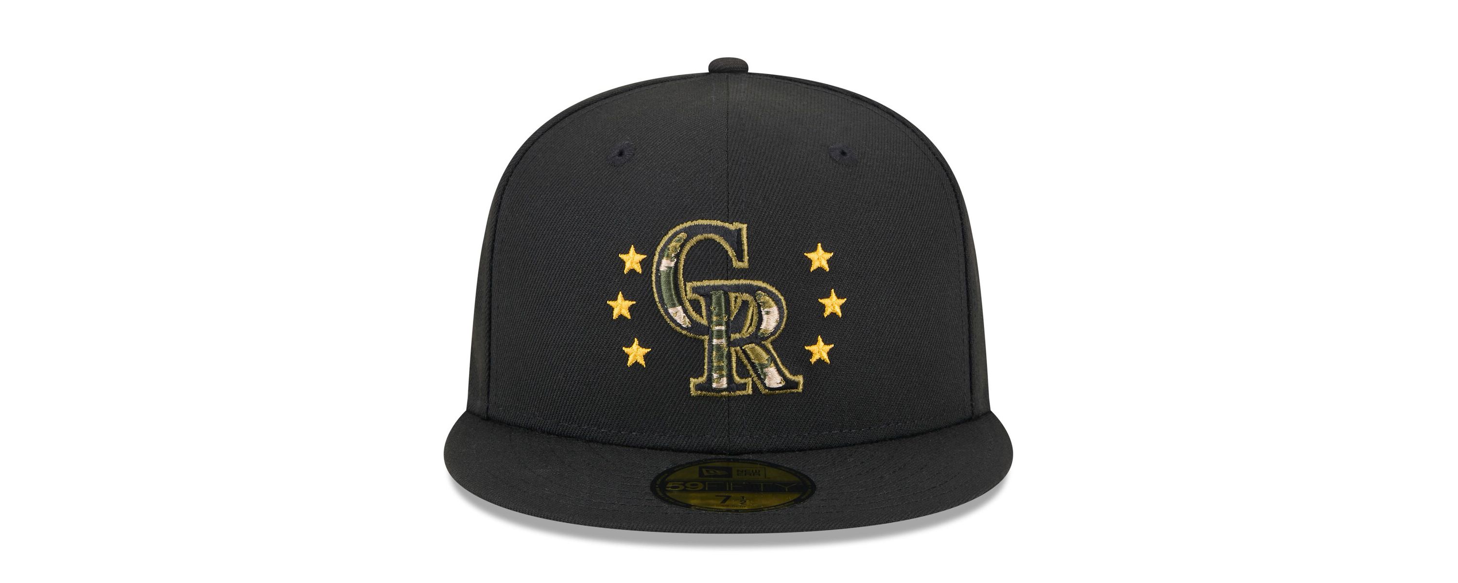 MLB Colorado Rockies 2024 Armed Forces Day On-Field 59FIFTY Fitted Hat