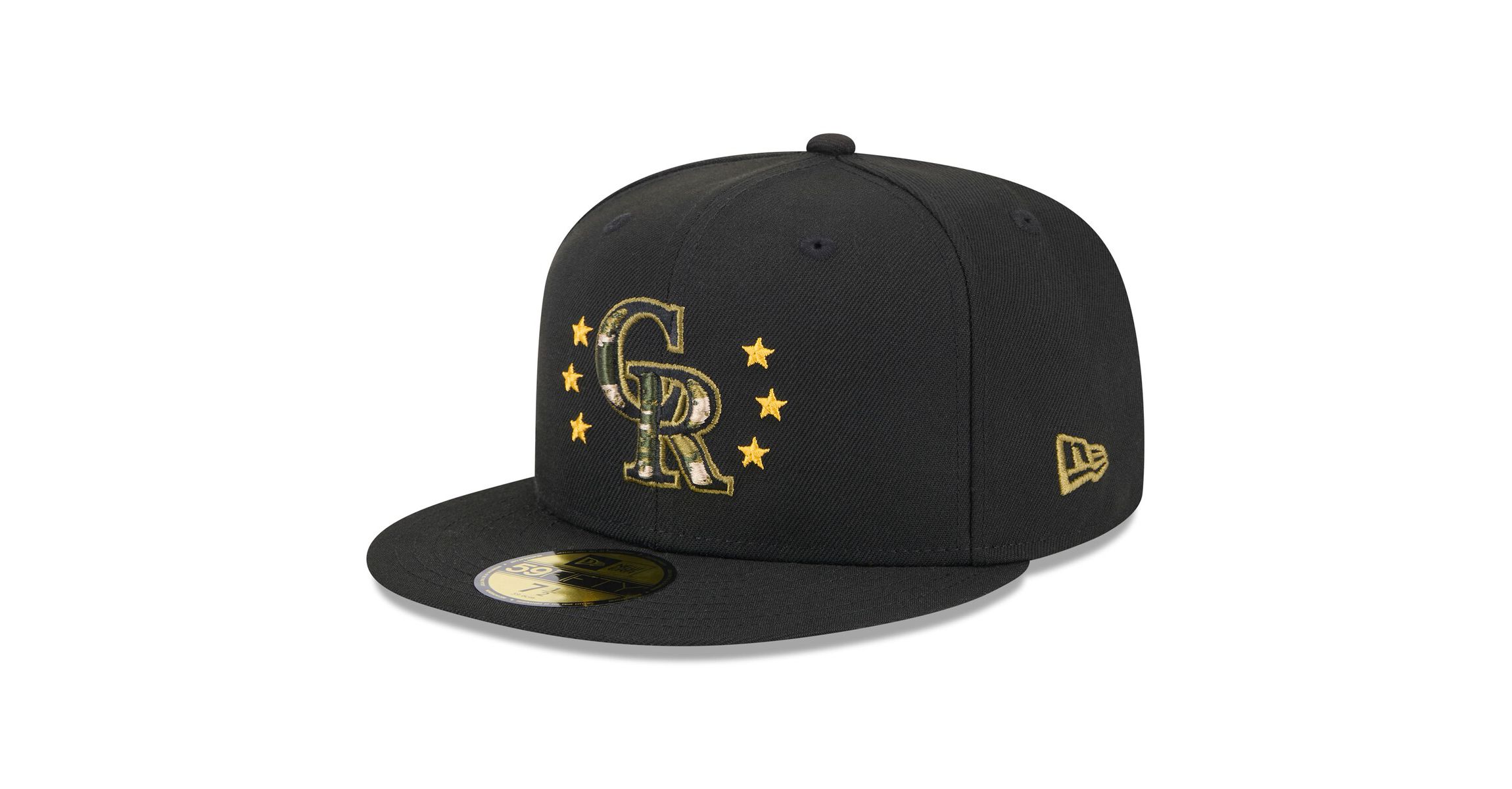 MLB Colorado Rockies 2024 Armed Forces Day On-Field 59FIFTY Fitted Hat