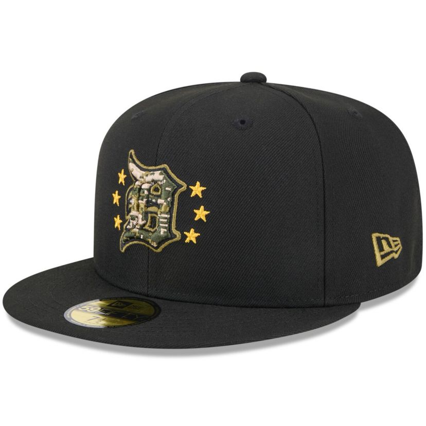 MLB Detroit Tigers 2024 Armed Forces Day On-Field 59FIFTY Fitted Hat