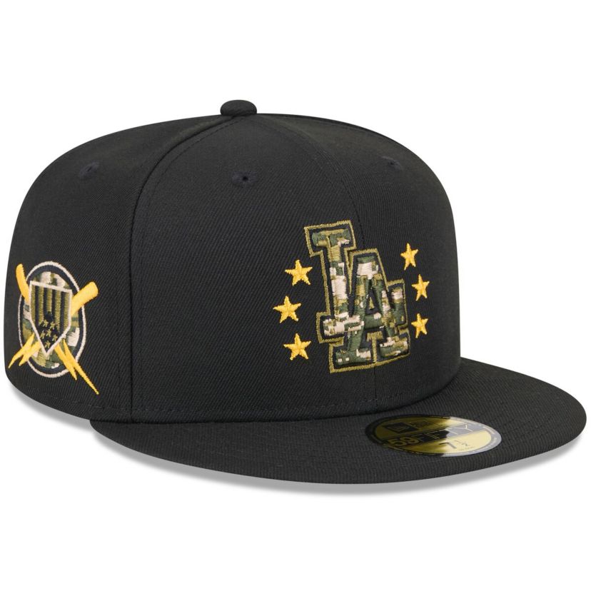 MLB Los Angeles Dodgers 2024 Armed Forces Day On-Field 59FIFTY Fitted Hat