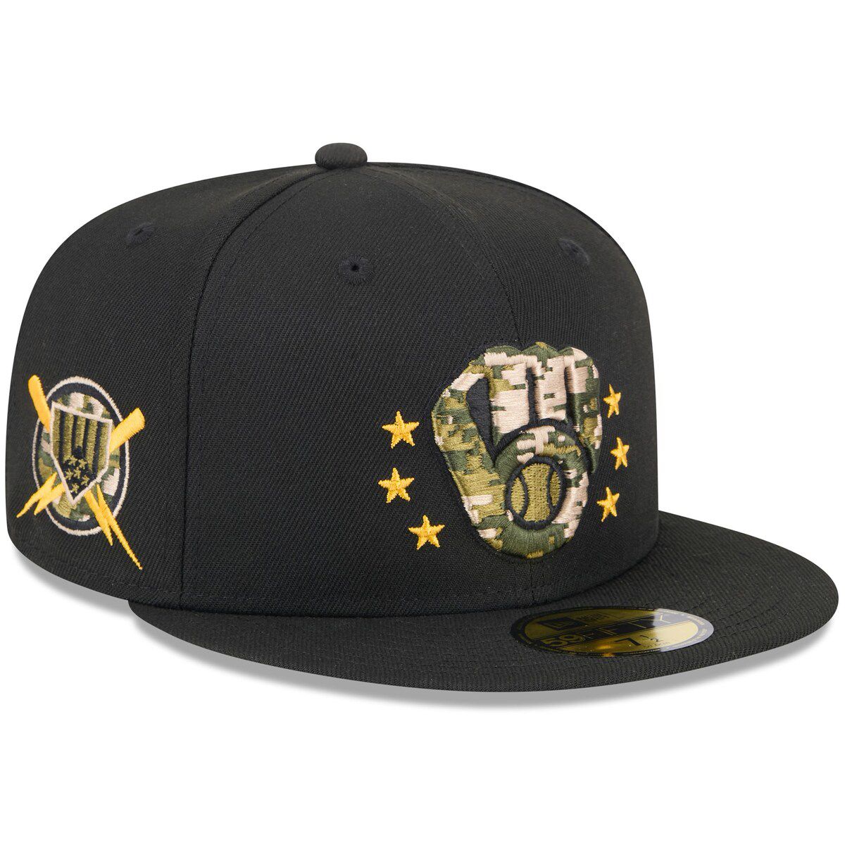 MLB Milwaukee Brewers 2024 Armed Forces Day On-Field 59FIFTY Fitted Hat