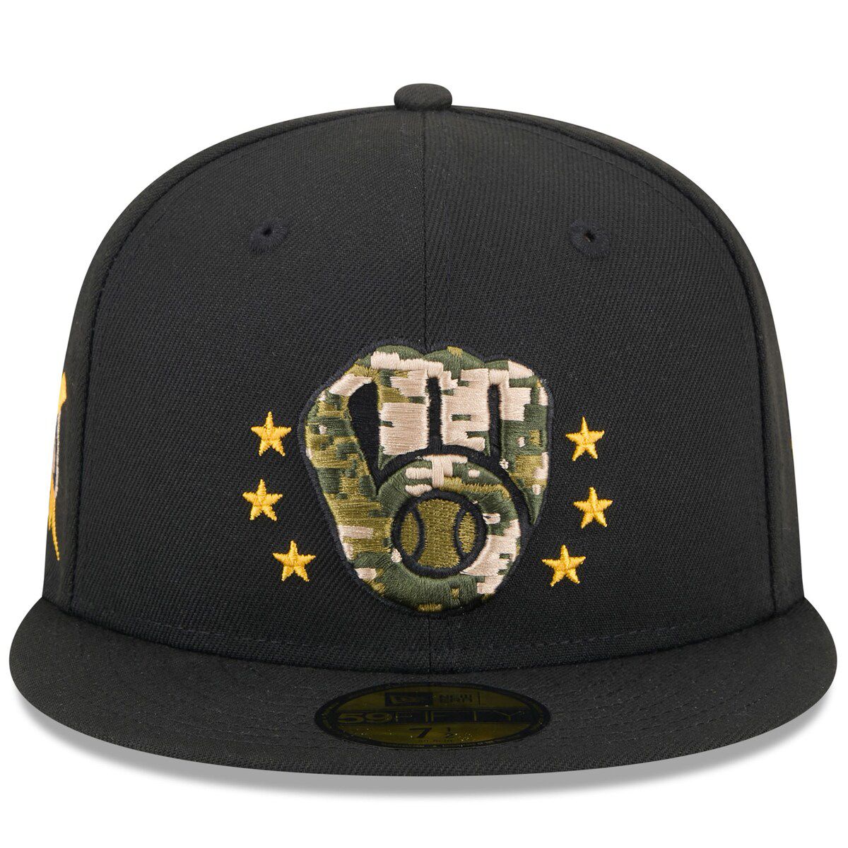 MLB Milwaukee Brewers 2024 Armed Forces Day On-Field 59FIFTY Fitted Hat
