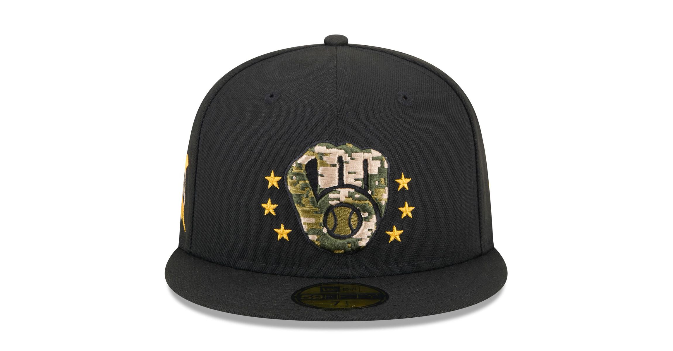 MLB Milwaukee Brewers 2024 Armed Forces Day On-Field 59FIFTY Fitted Hat