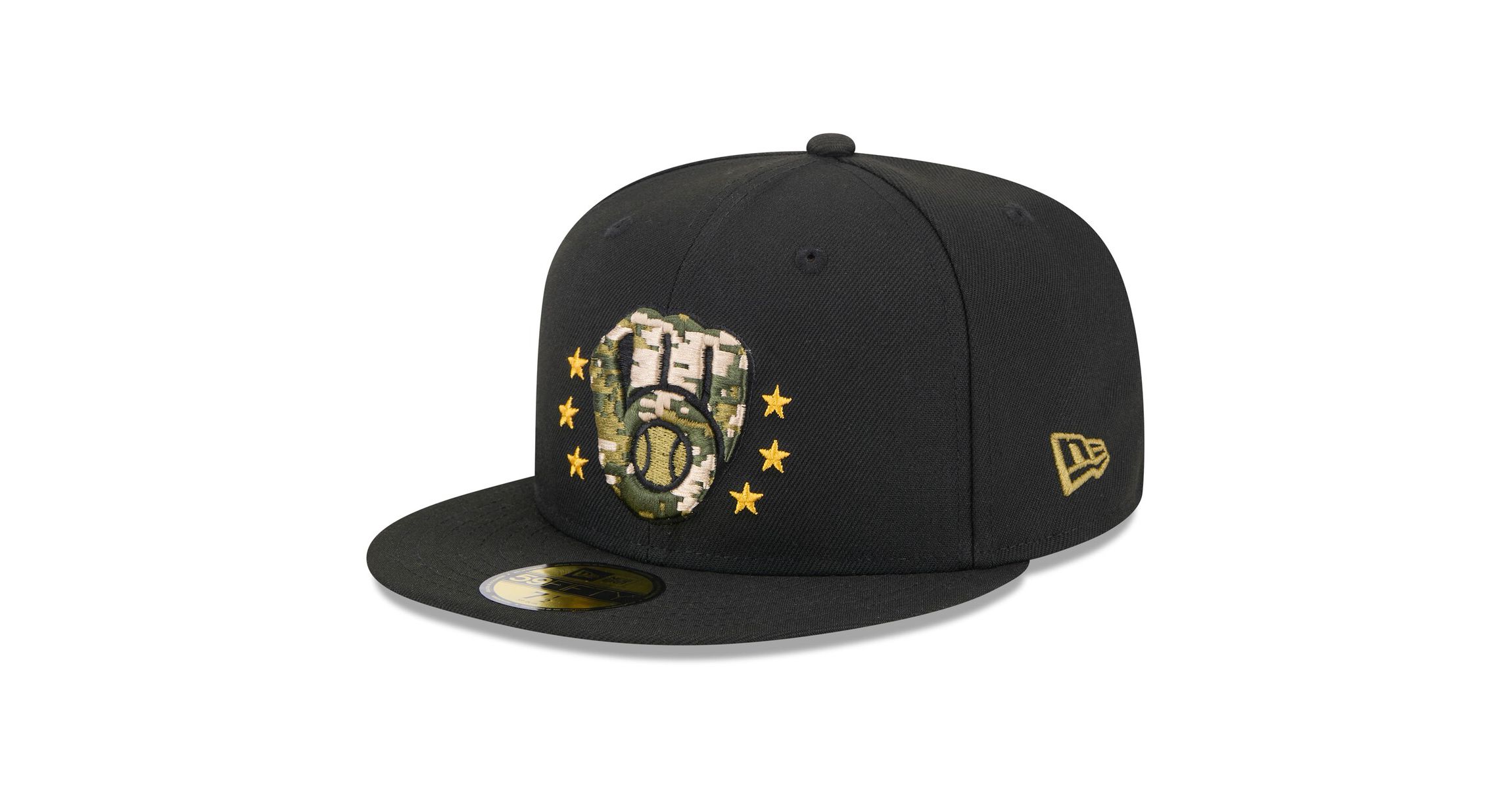 MLB Milwaukee Brewers 2024 Armed Forces Day On-Field 59FIFTY Fitted Hat