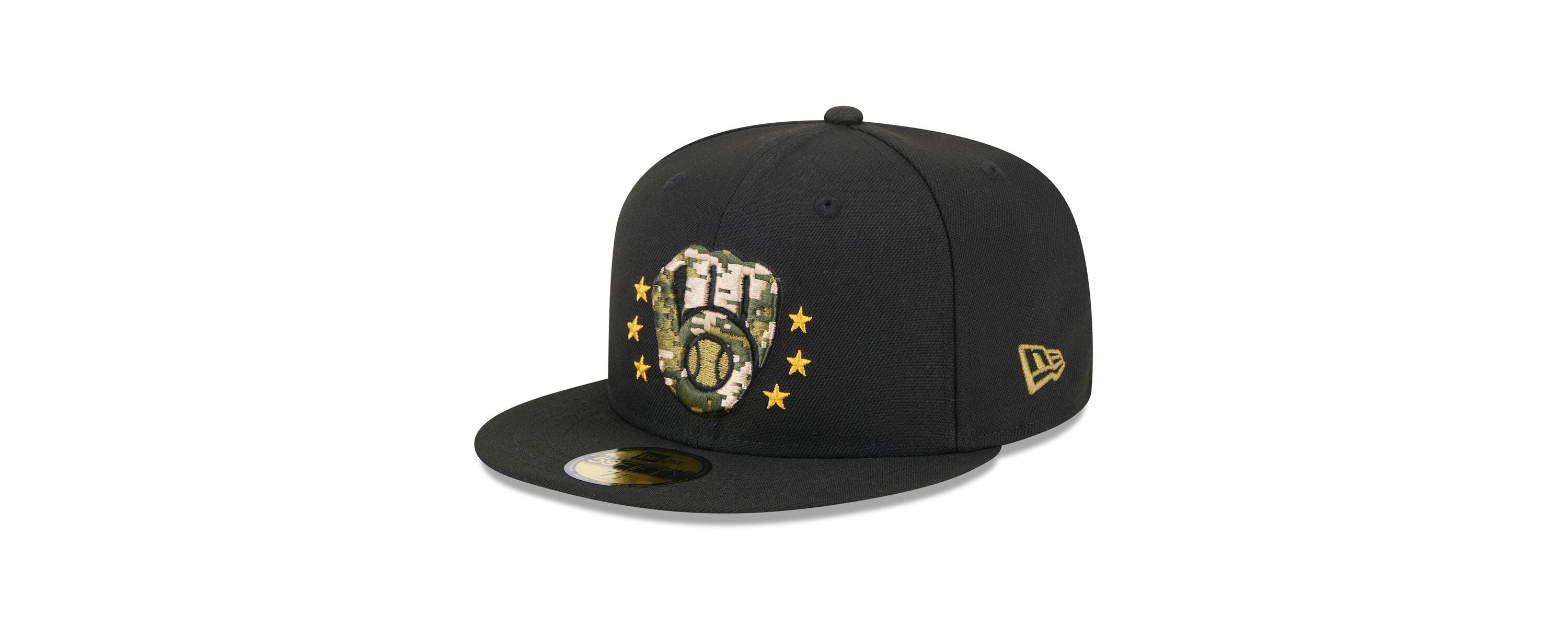 MLB Milwaukee Brewers 2024 Armed Forces Day On-Field 59FIFTY Fitted Hat