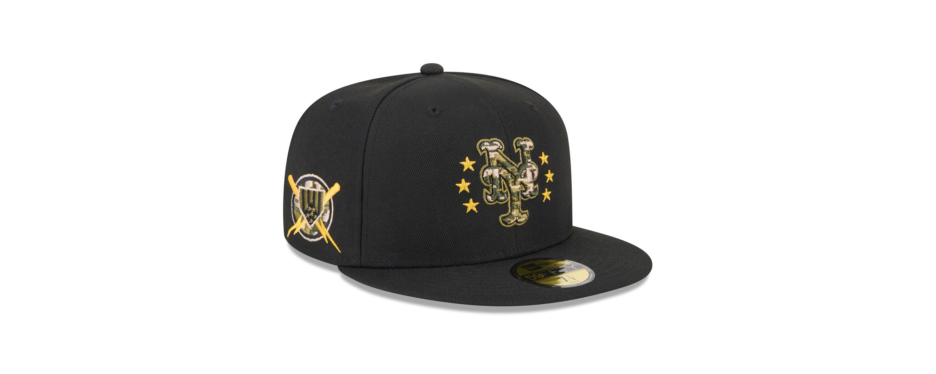 MLB New York Mets 2024 Armed Forces Day On-Field 59FIFTY Fitted Hat