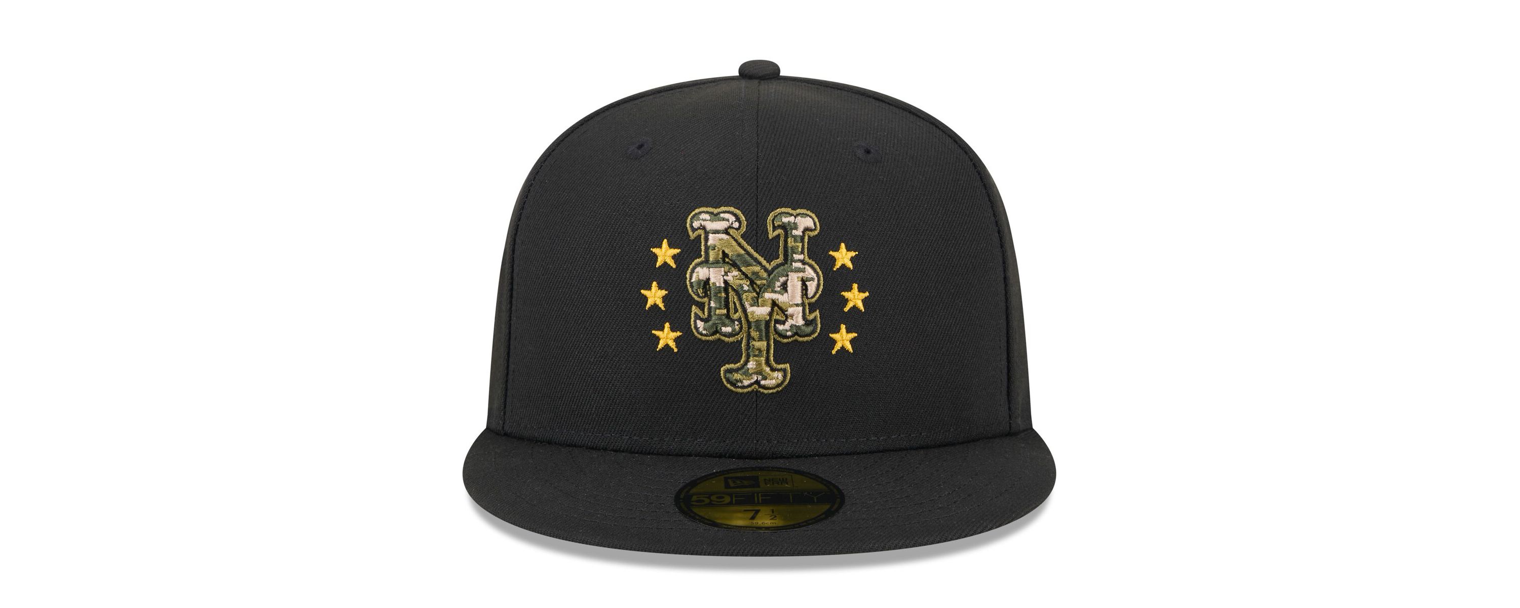 MLB New York Mets 2024 Armed Forces Day On-Field 59FIFTY Fitted Hat
