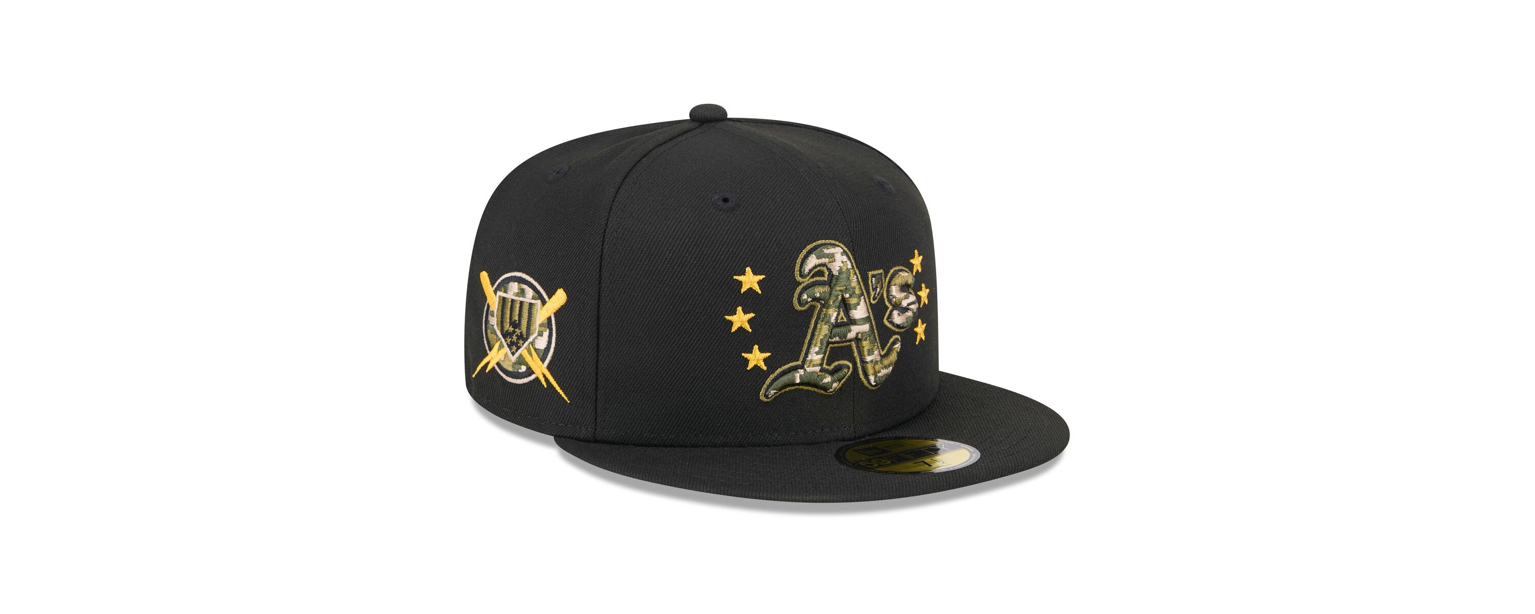 Oakland Athletics MLB Athletics 2024 Armed Forces Day On-Field 59FIFTY Fitted Hat