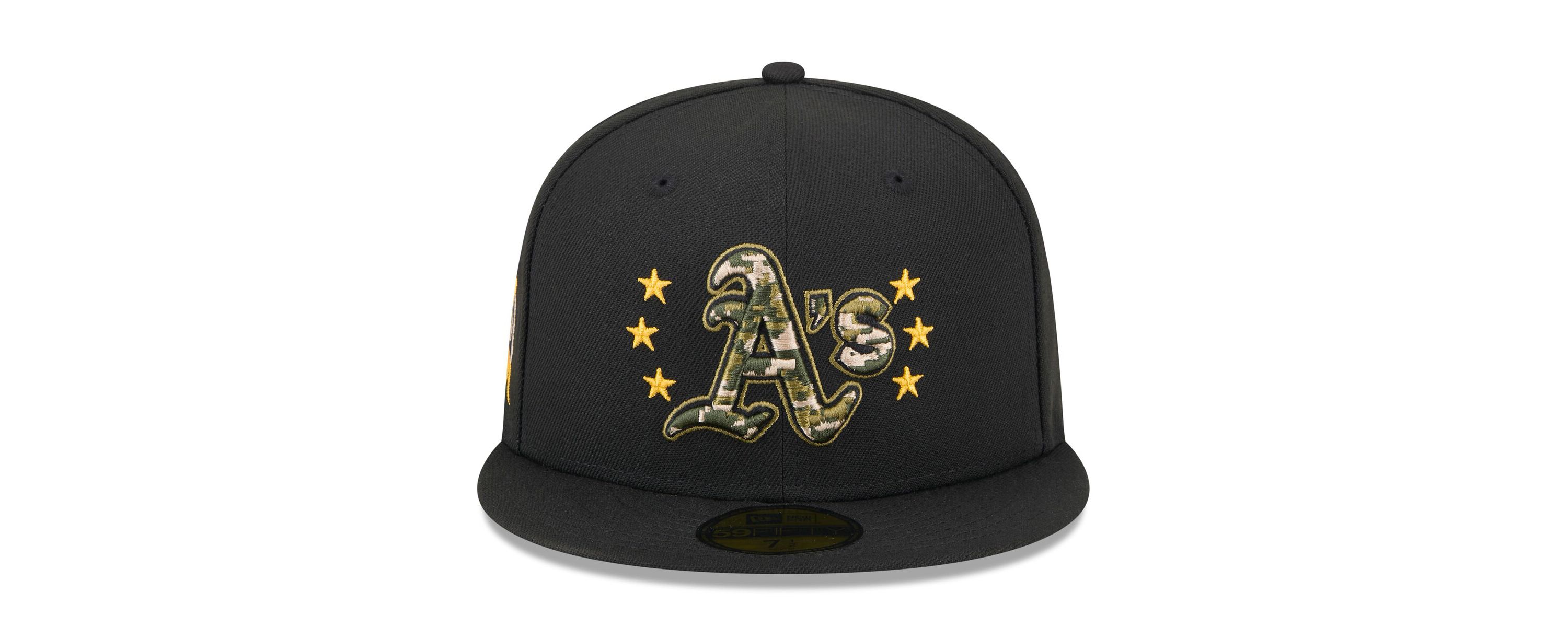 Oakland Athletics MLB Athletics 2024 Armed Forces Day On-Field 59FIFTY Fitted Hat