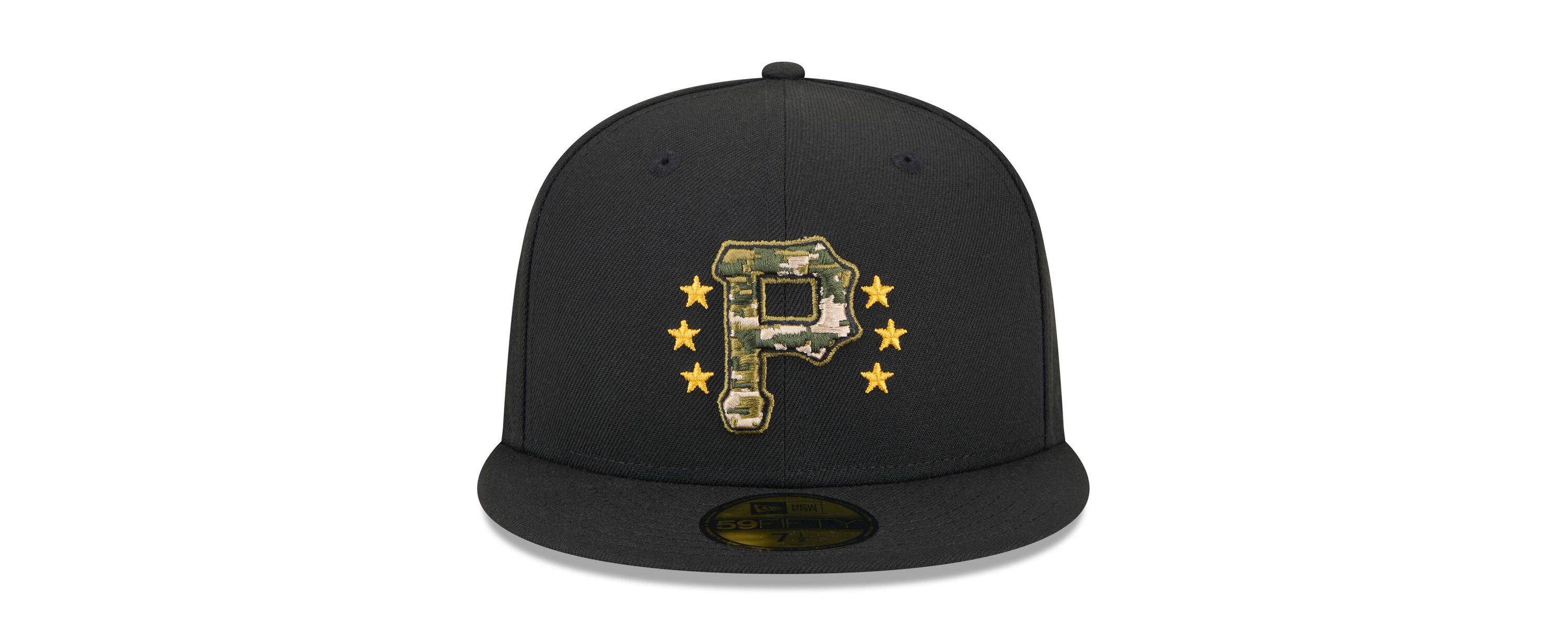 MLB Pittsburgh Pirates 2024 Armed Forces Day On-Field 59FIFTY Fitted Hat