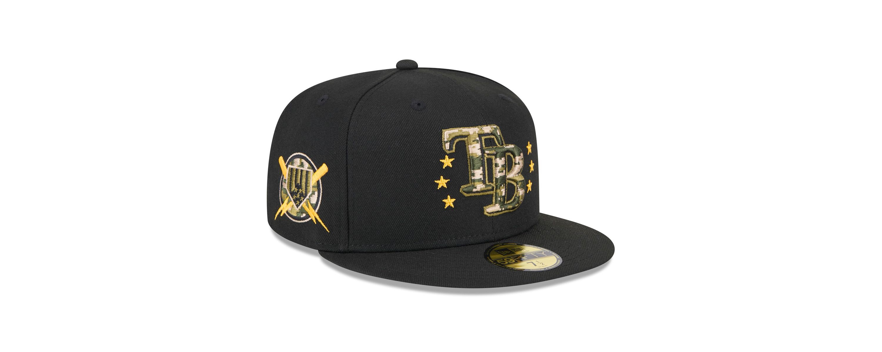 MLB Tampa Bay Rays 2024 Armed Forces Day On-Field 59FIFTY Fitted Hat