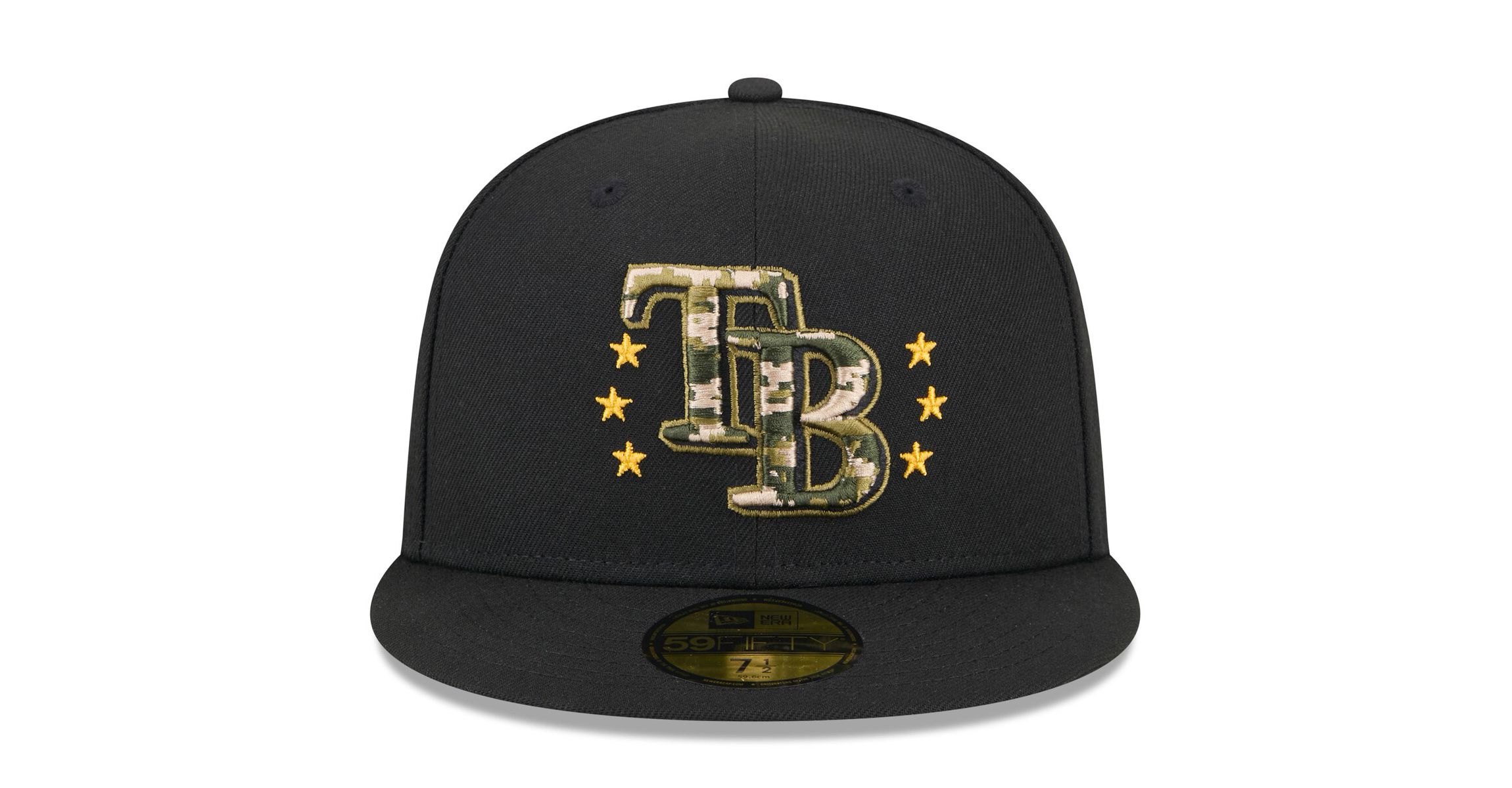 MLB Tampa Bay Rays 2024 Armed Forces Day On-Field 59FIFTY Fitted Hat