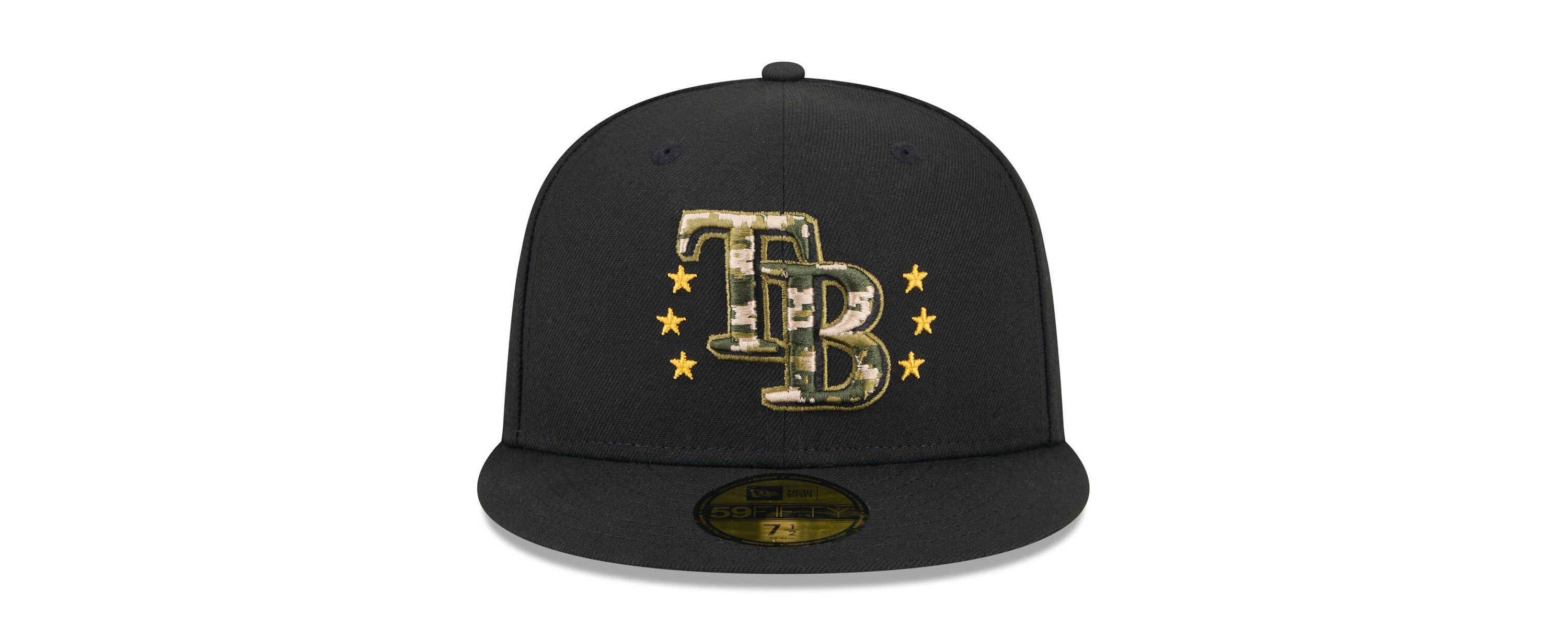 MLB Tampa Bay Rays 2024 Armed Forces Day On-Field 59FIFTY Fitted Hat
