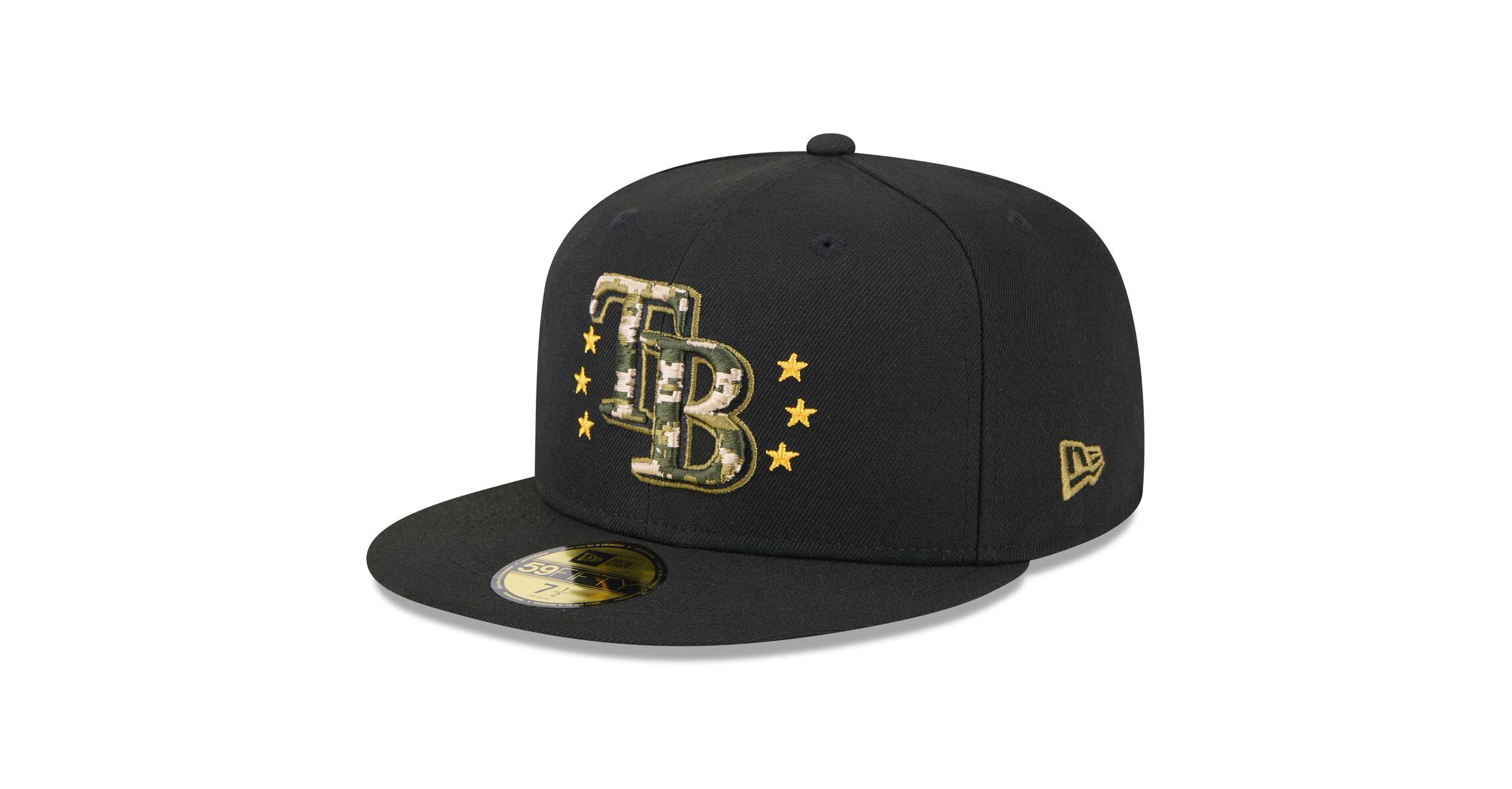 MLB Tampa Bay Rays 2024 Armed Forces Day On-Field 59FIFTY Fitted Hat