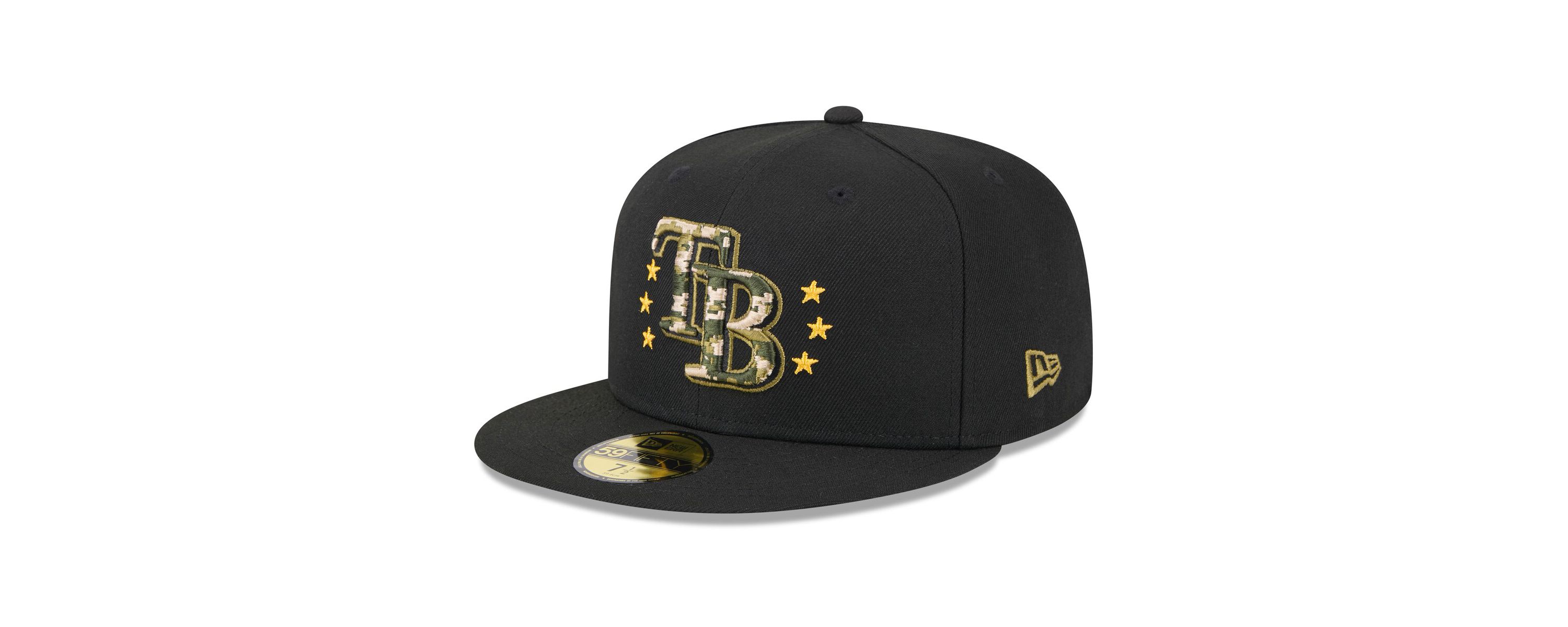 MLB Tampa Bay Rays 2024 Armed Forces Day On-Field 59FIFTY Fitted Hat