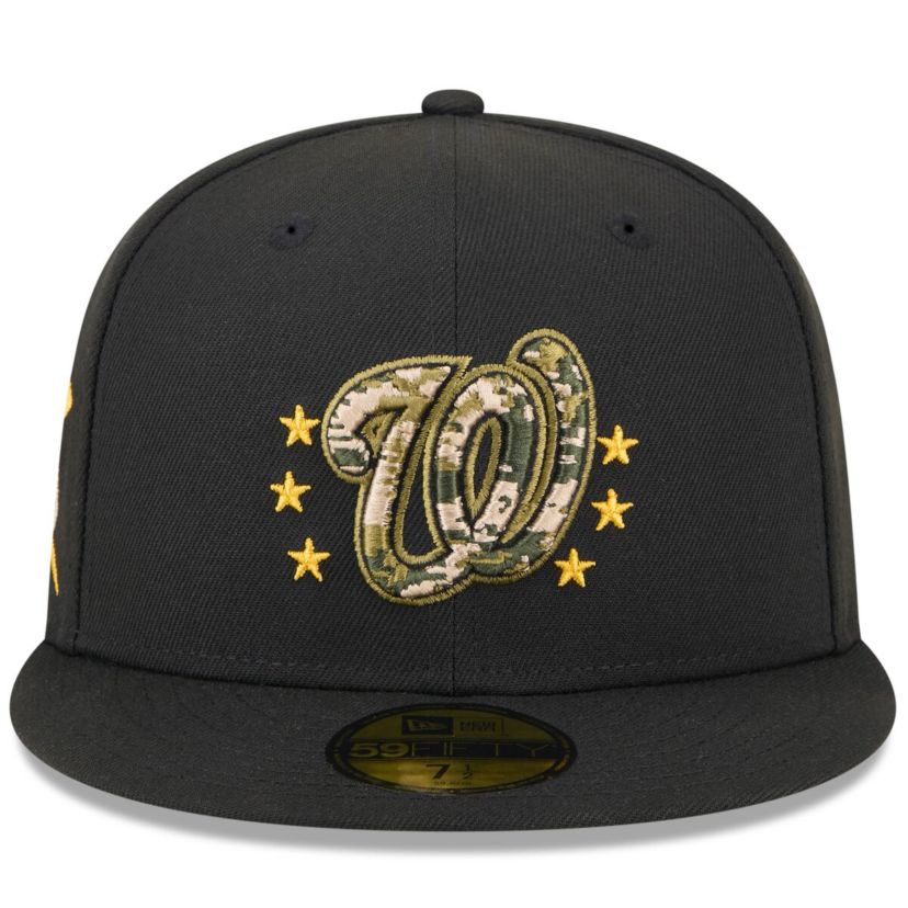 MLB Washington Nationals 2024 Armed Forces Day On-Field 59FIFTY Fitted Hat