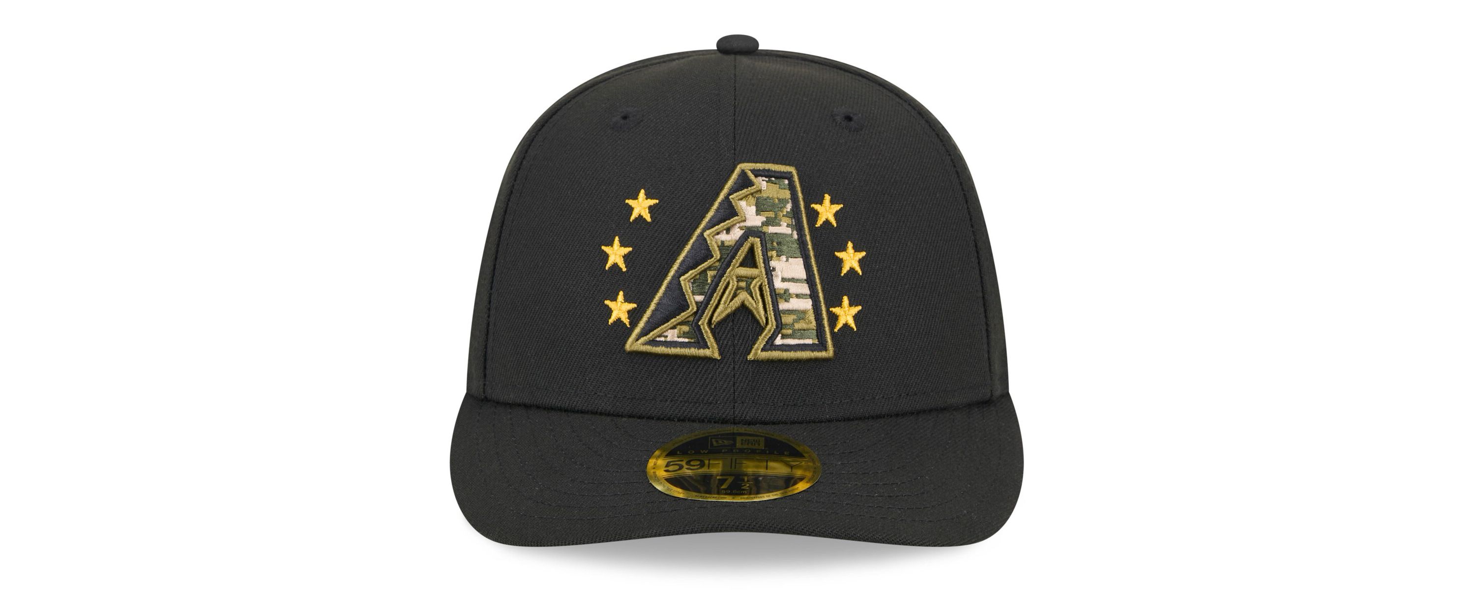 MLB Arizona Diamondbacks 2024 Armed Forces Day Low 59FIFTY Fitted Hat