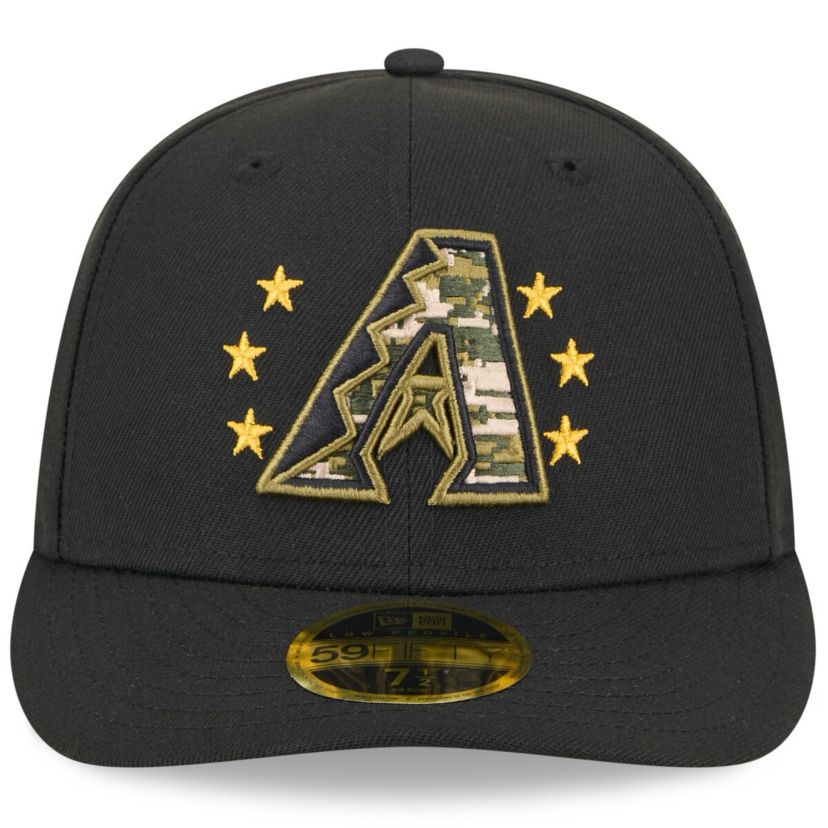 MLB Arizona Diamondbacks 2024 Armed Forces Day Low 59FIFTY Fitted Hat