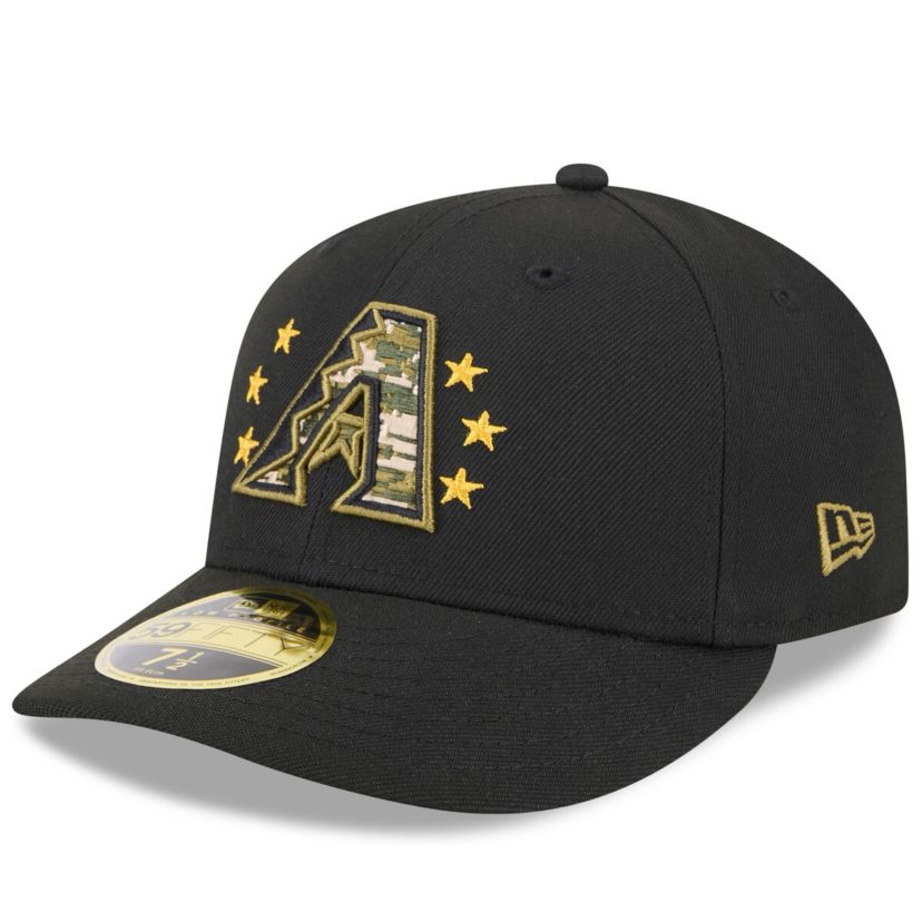 MLB Arizona Diamondbacks 2024 Armed Forces Day Low 59FIFTY Fitted Hat