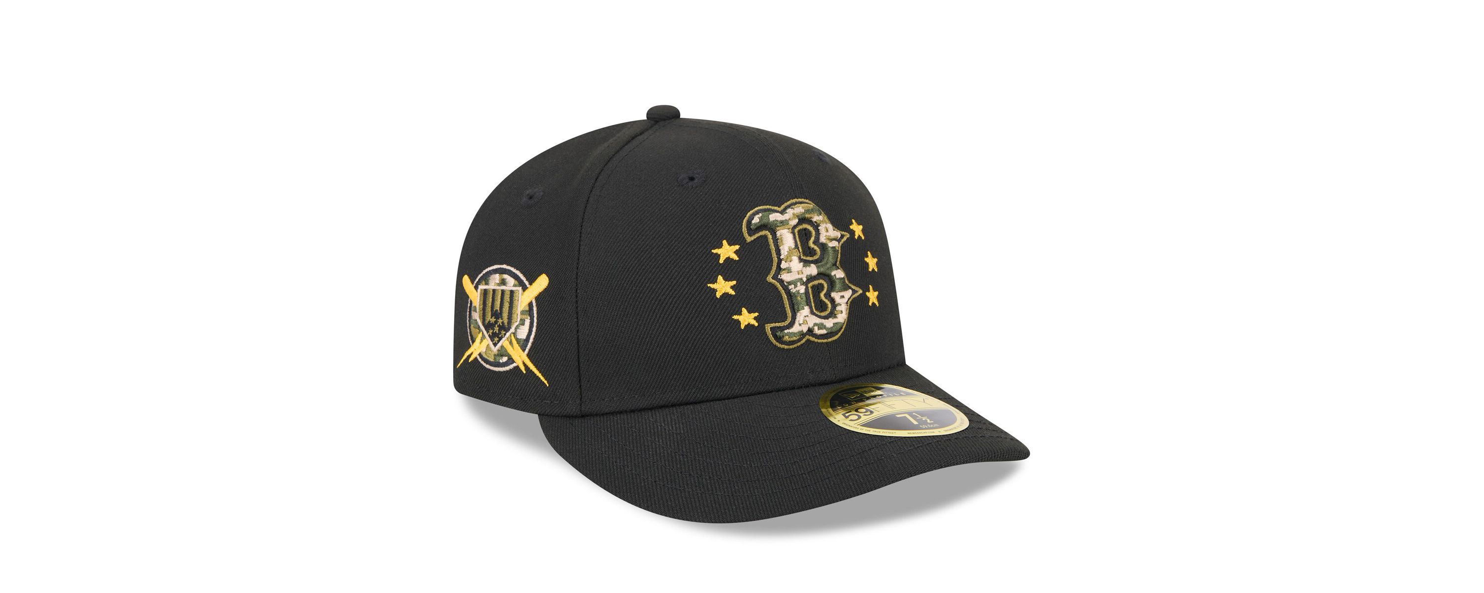 Boston Red Sox MLB Boston Sox 2024 Armed Forces Day Low 59FIFTY Fitted Hat