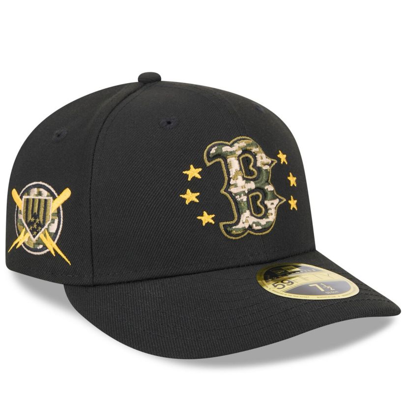 Boston Red Sox MLB Boston Sox 2024 Armed Forces Day Low 59FIFTY Fitted Hat
