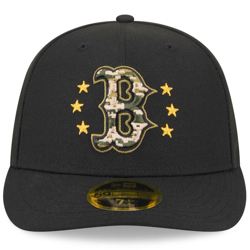 Boston Red Sox MLB Boston Sox 2024 Armed Forces Day Low 59FIFTY Fitted Hat