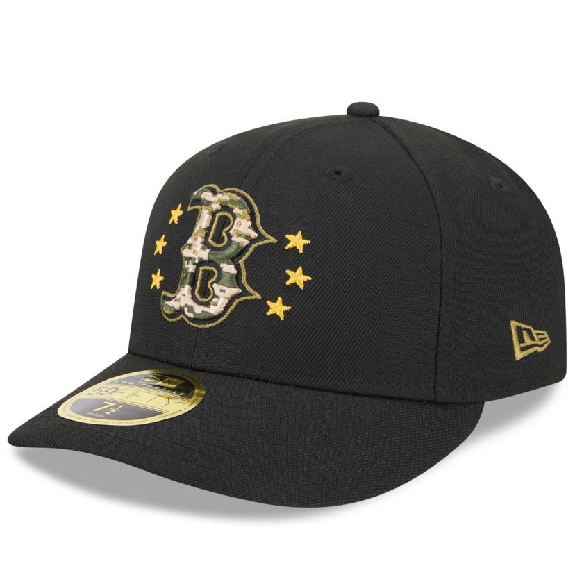 Boston Red Sox MLB Boston Sox 2024 Armed Forces Day Low 59FIFTY Fitted Hat