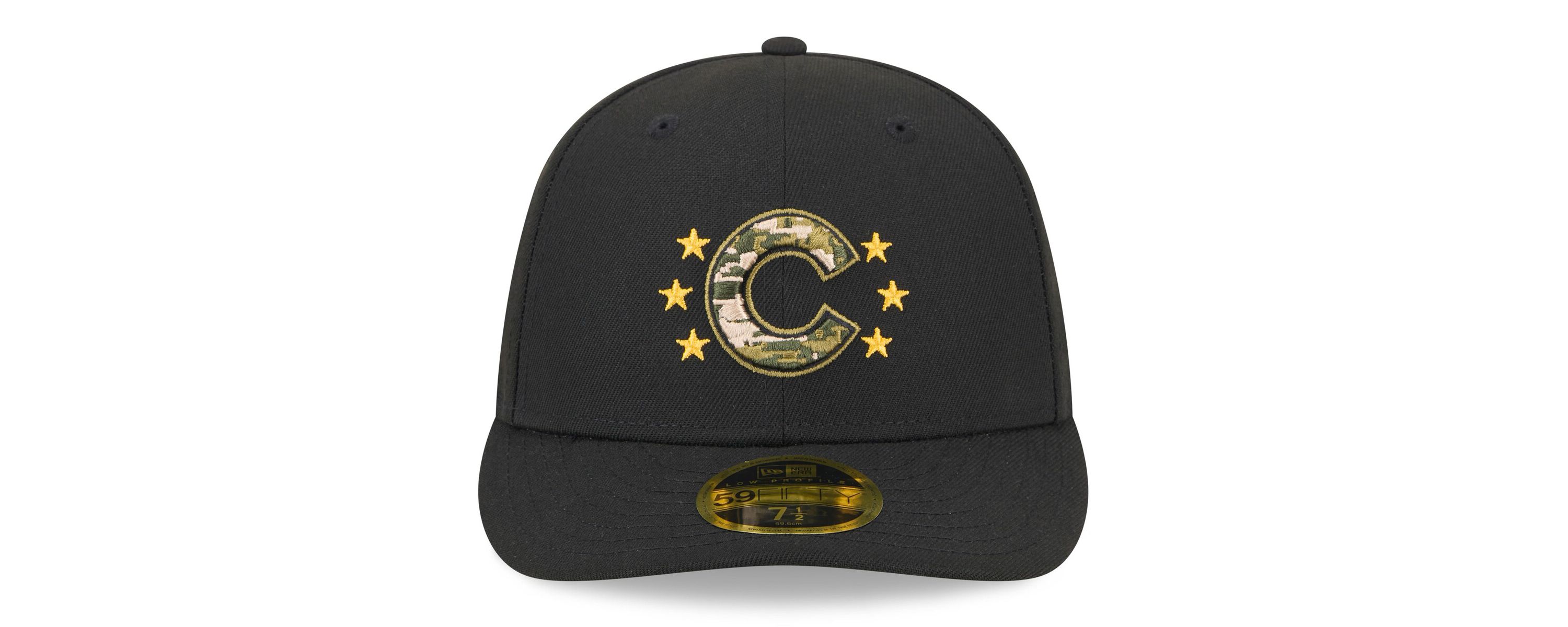 MLB Chicago Cubs 2024 Armed Forces Day Low 59FIFTY Fitted Hat