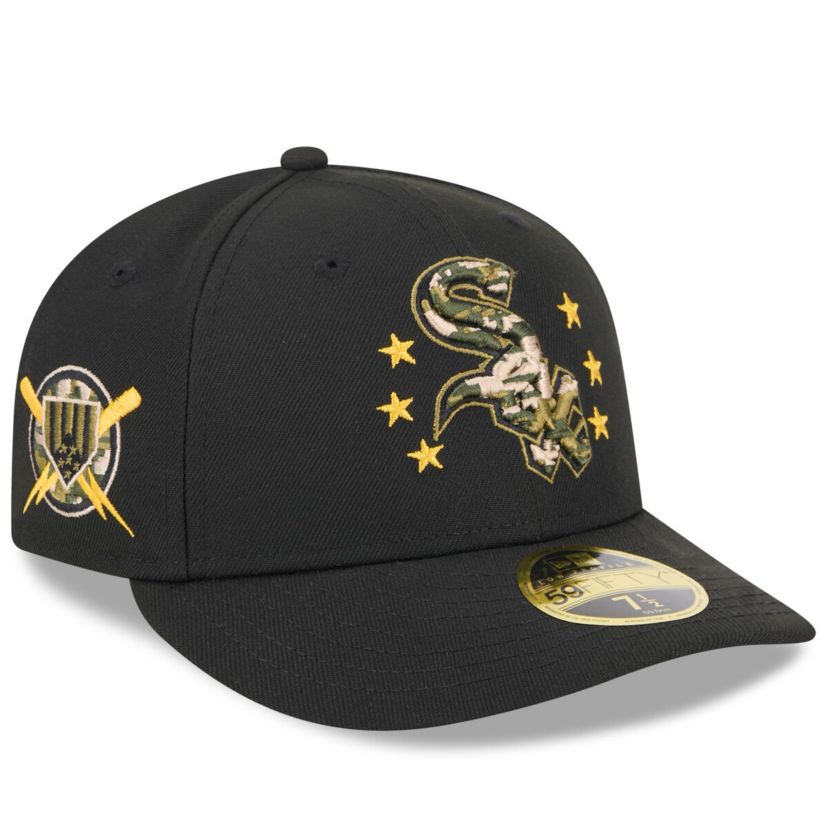 Chicago White Sox MLB Chicago Sox 2024 Armed Forces Day Low 59FIFTY Fitted Hat
